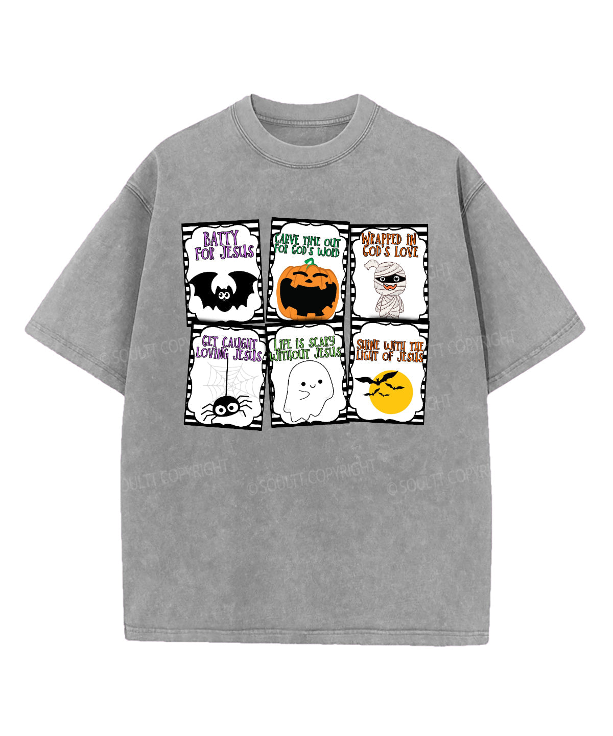 Batty For Jesus Washed Christian T-shirt Hoodie, Sweatshirt | CiraTrend.com (Image 3)