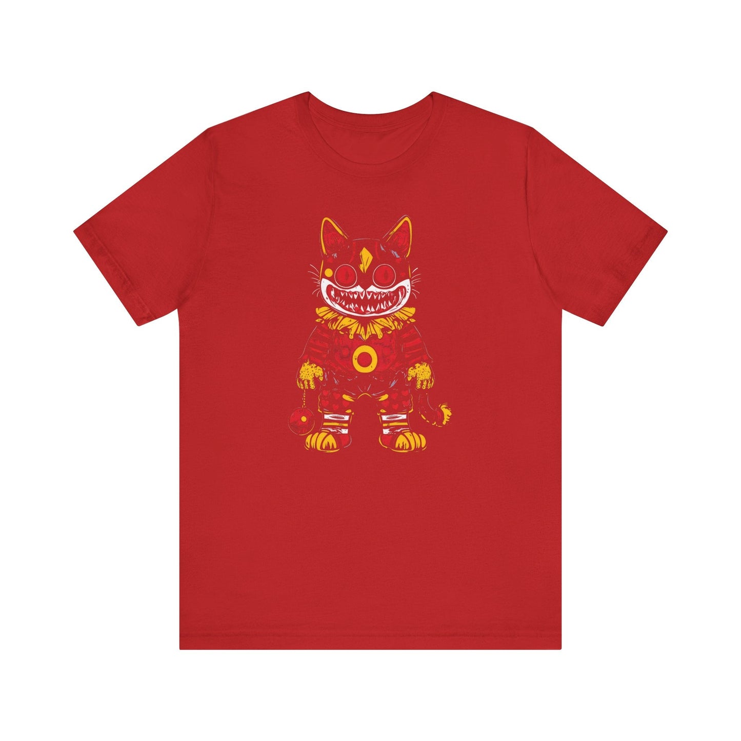 Creepy Clown Cat Graphic Tee
