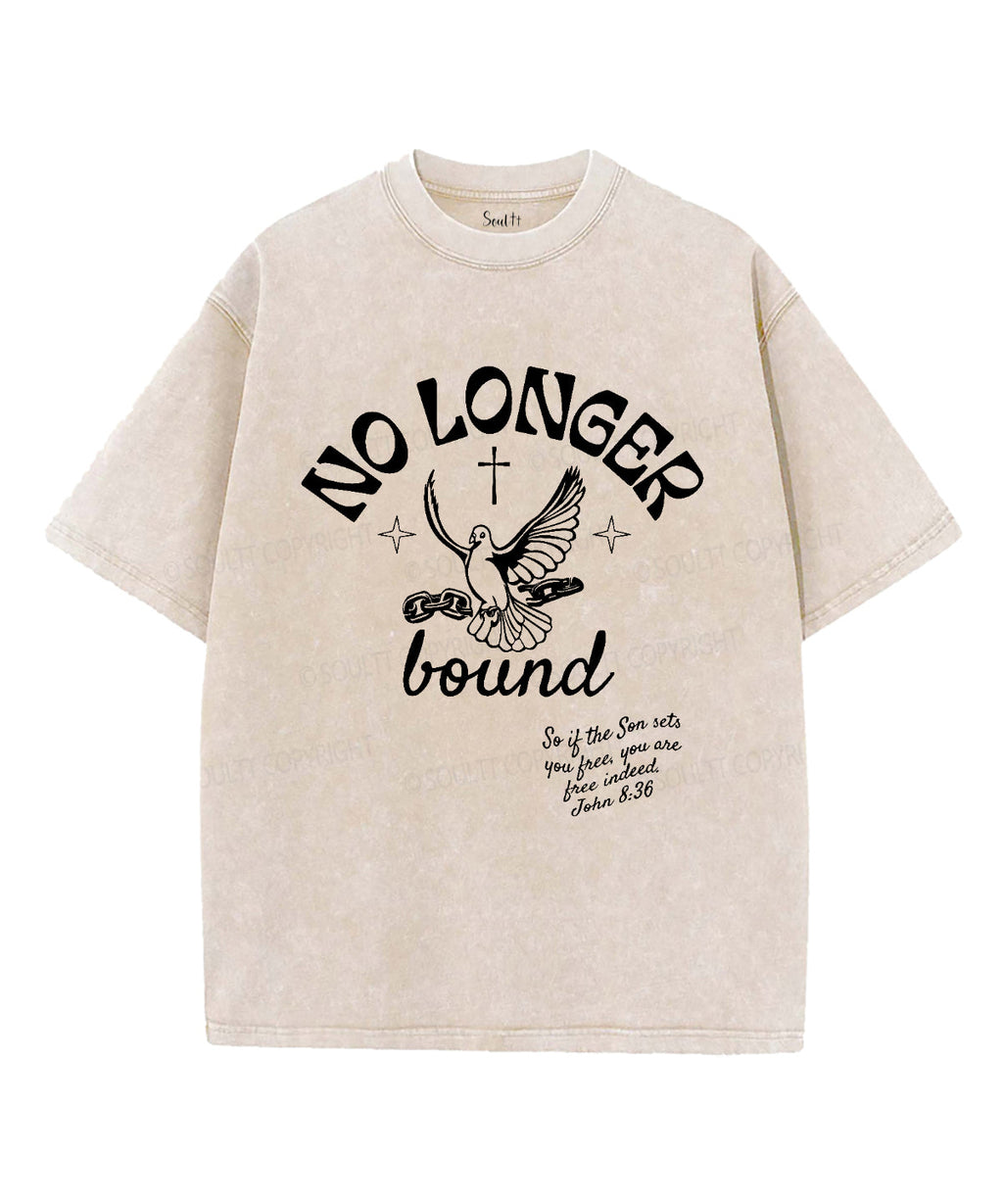 No Longer Bound Washed Christian T-shirt Hoodie, Sweatshirt | CiraTrend.com (Image 4)