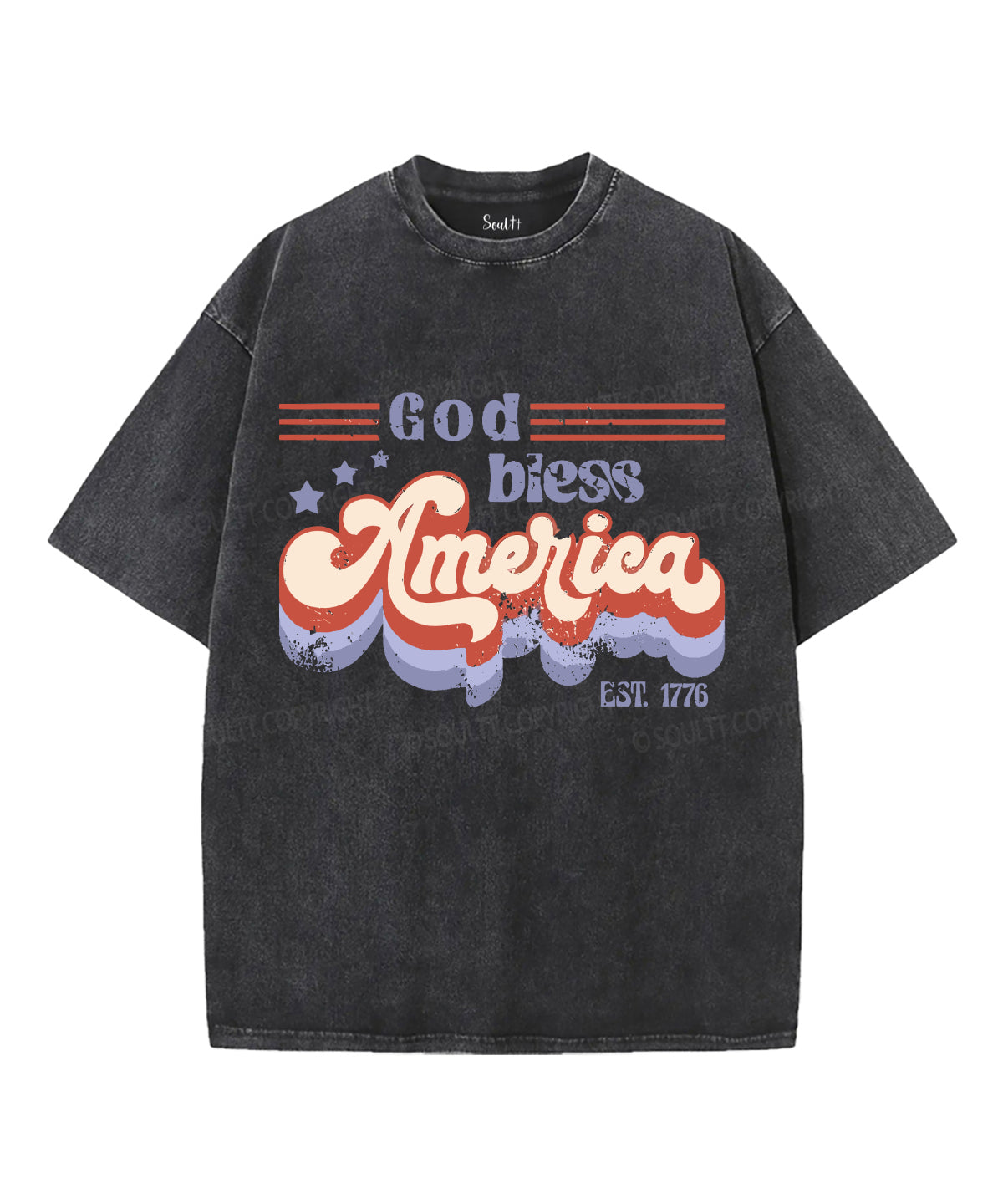 God Bless America Washed Christian Style004 T-Shirts, Hoodie, Sweatshirt