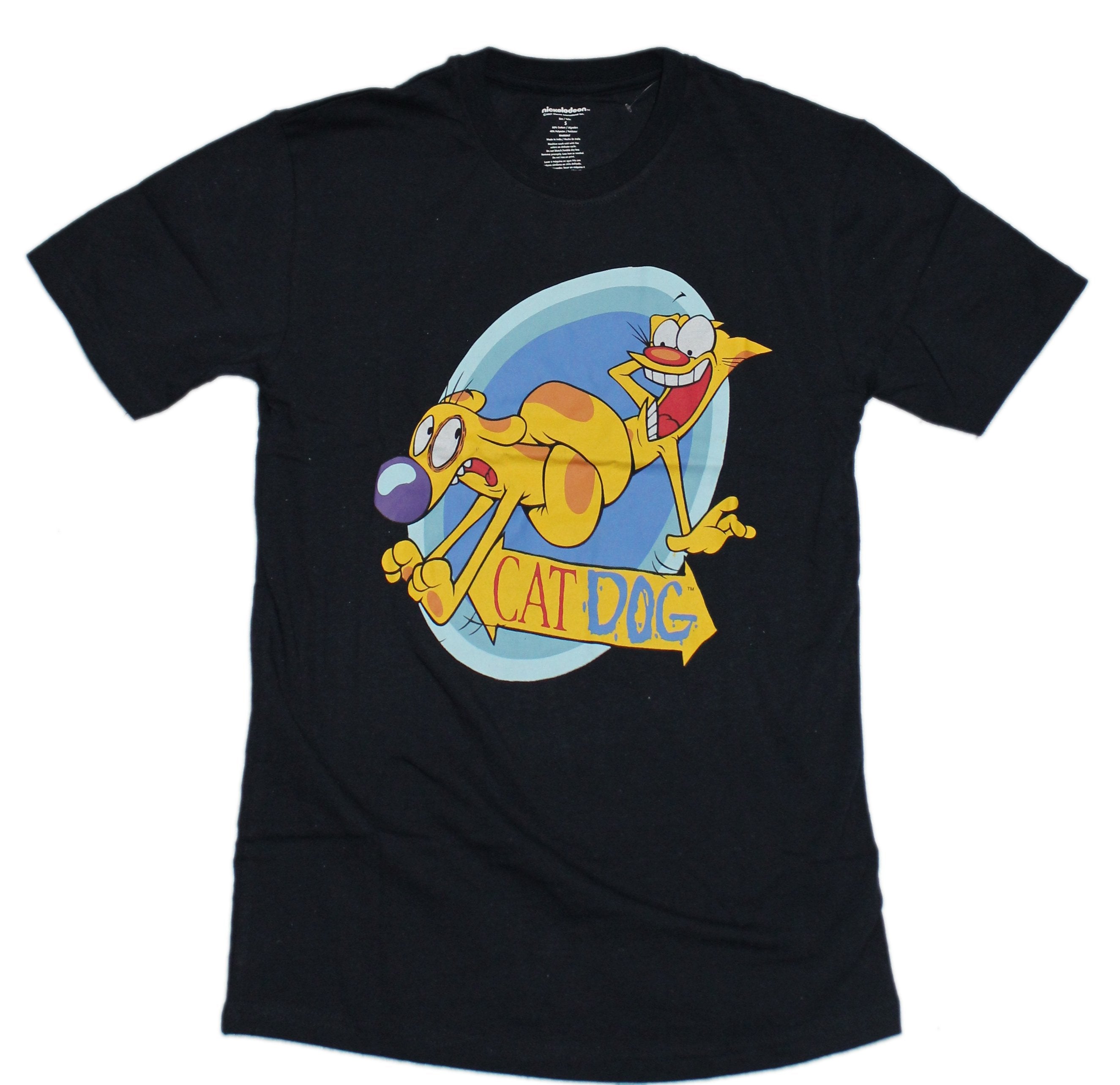 Catdog Mens T-Shirt  - Cat Dog Target Scream Image Hoodie, Sweatshirt | CiraTrend.com
