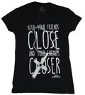 Cruel Intentions  Girls Juniors T-Shirt - Keep Friends Close & Your Enemies Hoodie, Sweatshirt | CiraTrend.com