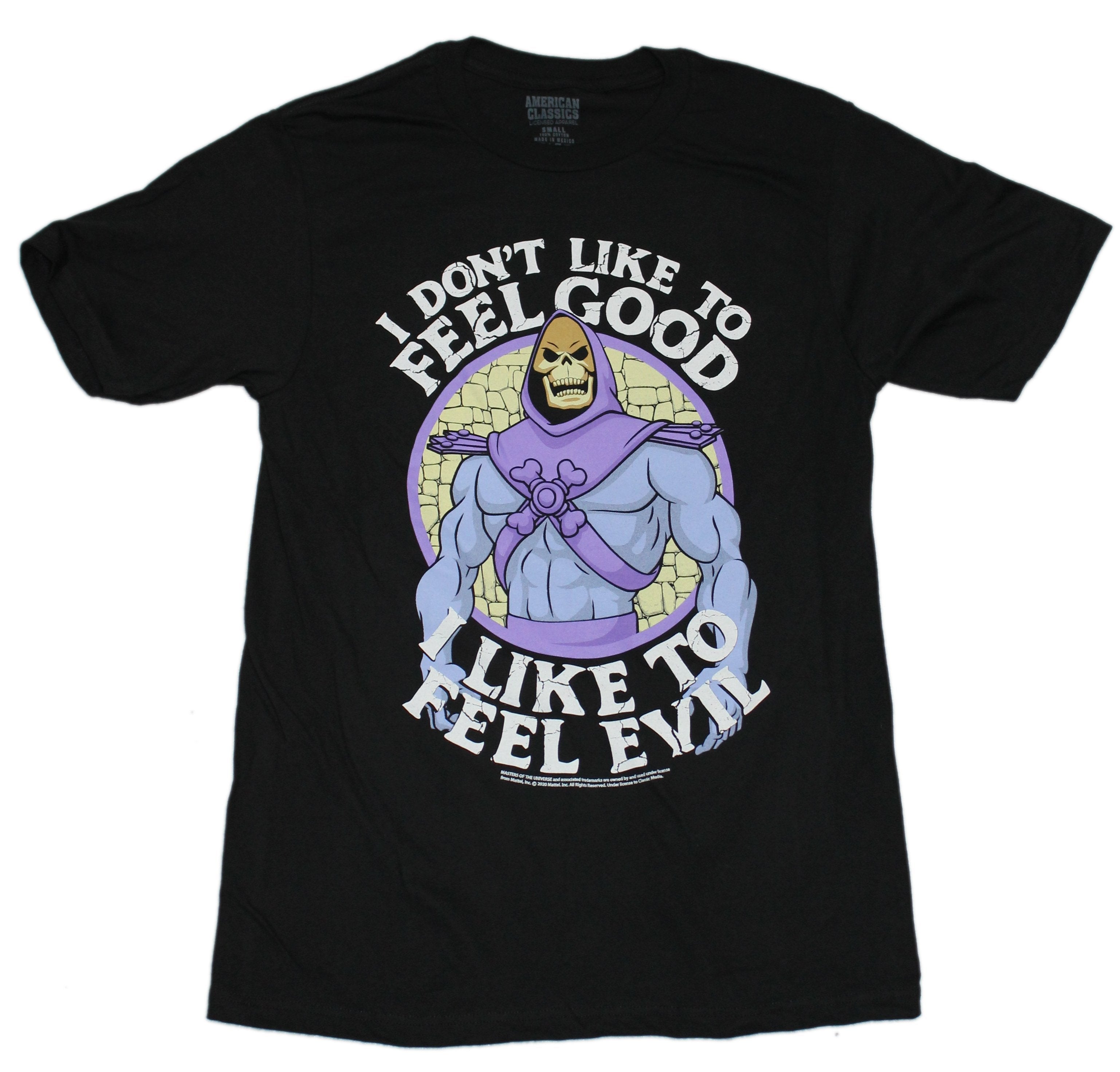 Masters of the Universe Mens T-Shirt - Skeletor I Like to Feel Evil Hoodie, Sweatshirt | CiraTrend.com