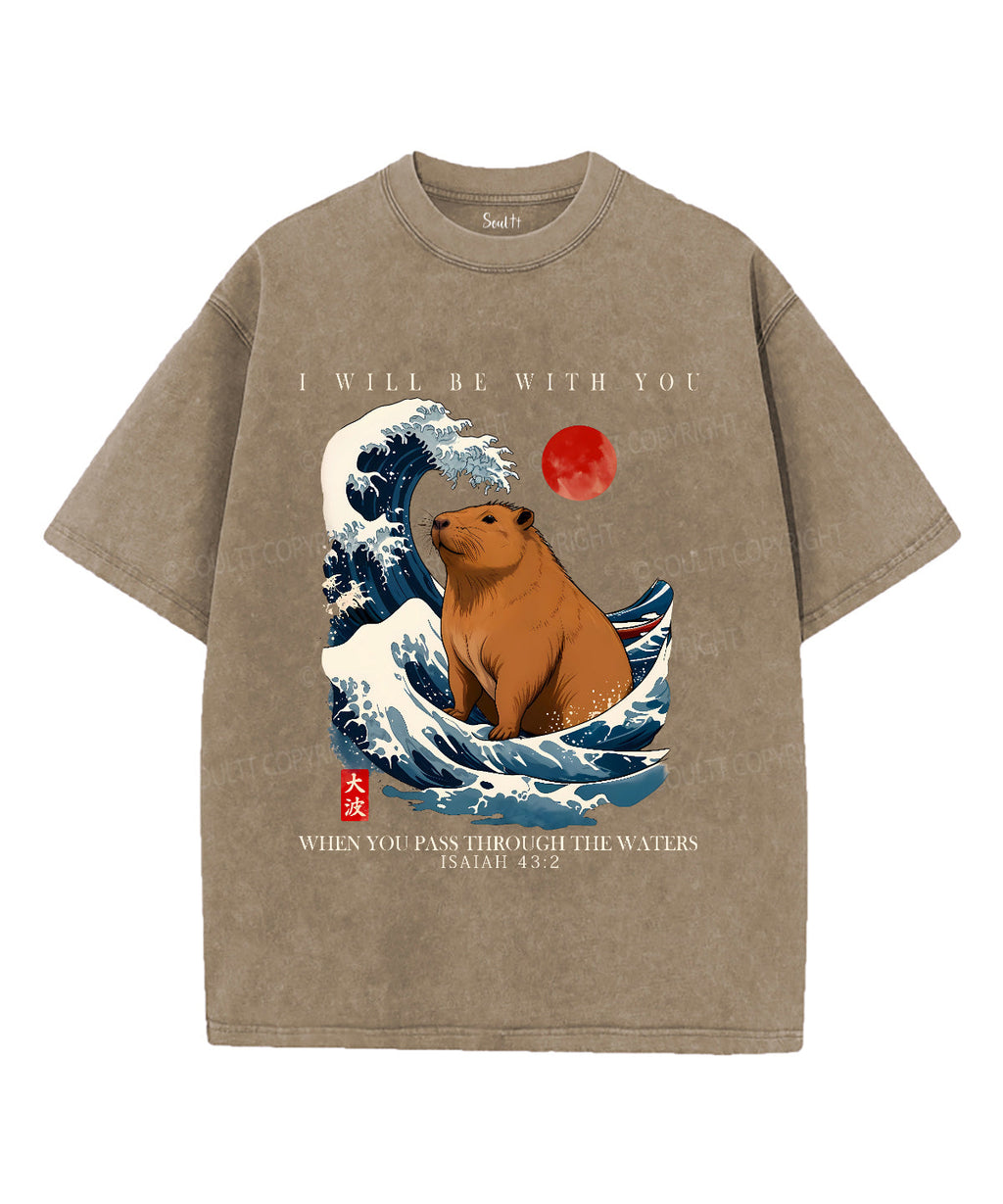 I Will Be With You Unisex Washed Christian T-shirt Hoodie, Sweatshirt | CiraTrend.com (Image 5)