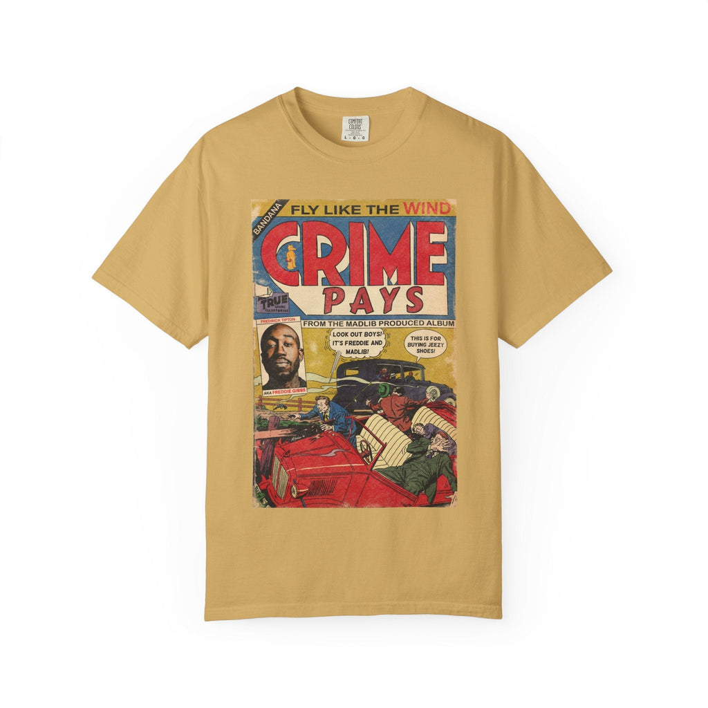 Crime Pays - Unisex Comfort Colors T-shirt Hoodie, Sweatshirt | CiraTrend.com (Image 4)