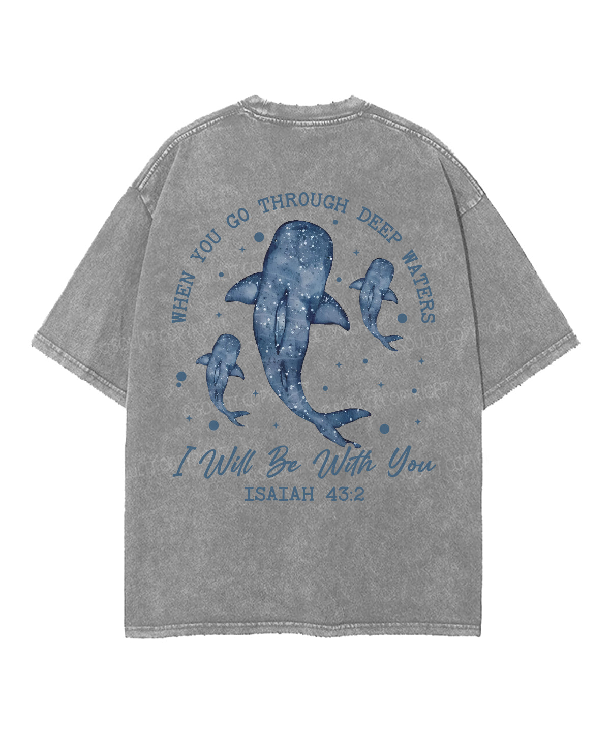 I Will Be With You Double Sided Unisex Washed Christian T-shirt Style023 Hoodie, Sweatshirt | CiraTrend.com (Image 5)