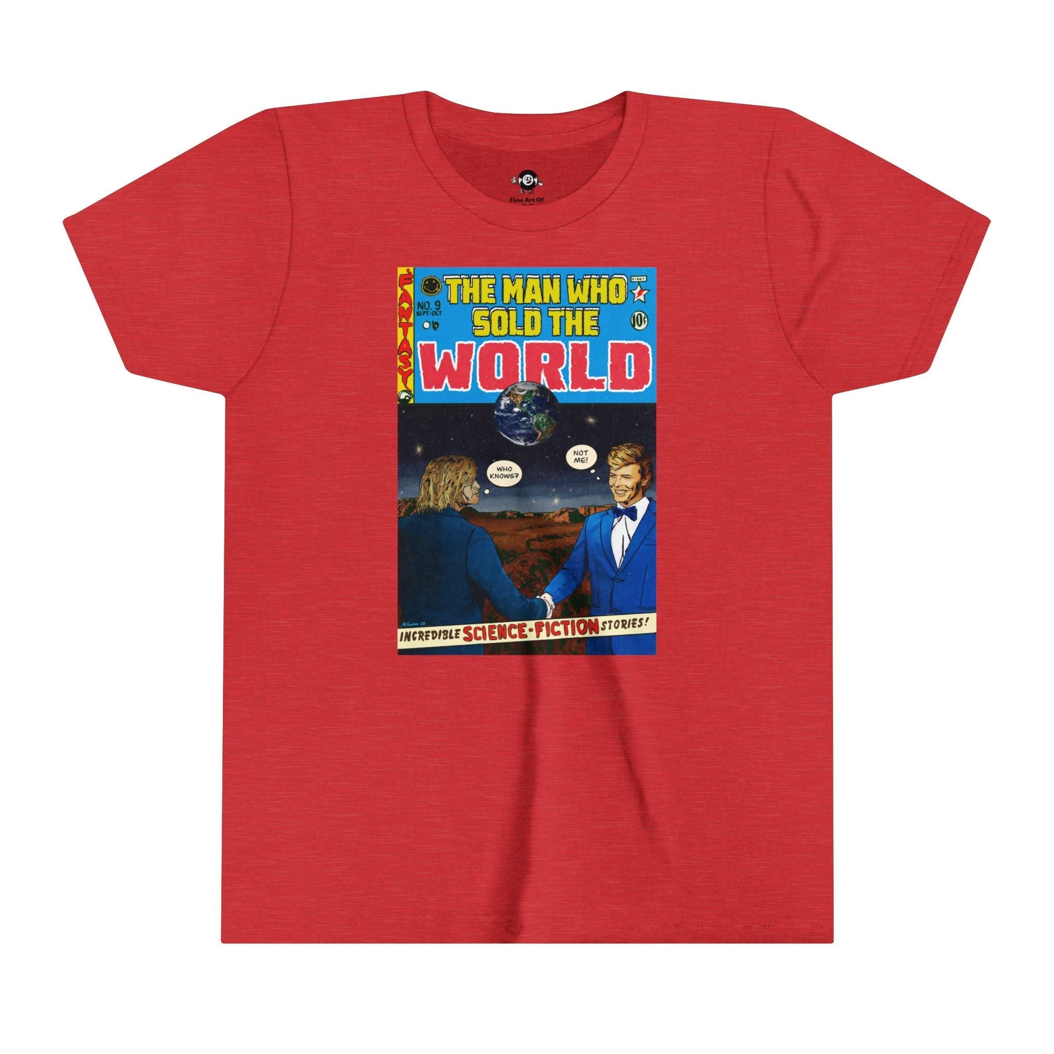 Cobain & Bowie Man Who Wold World Short Sleeve T-Shirts, Hoodie, Sweatshirt