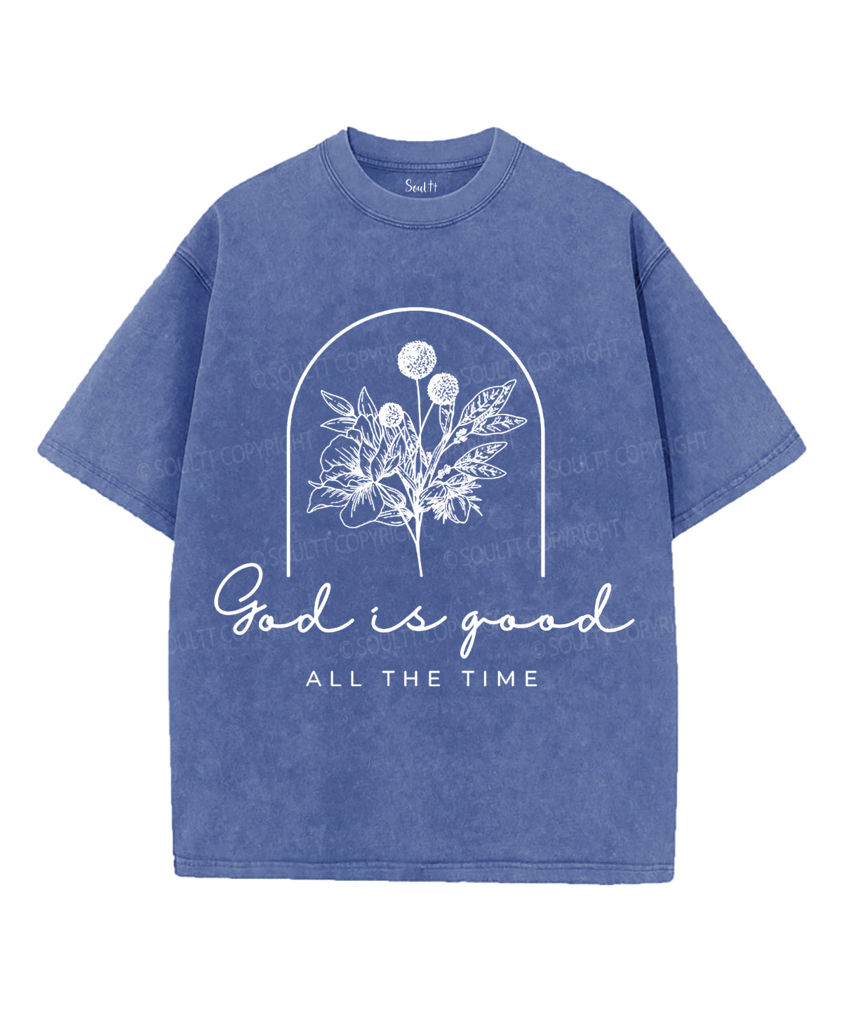 God Is Good Unisex Washed Christian T-shirt Style005 Hoodie, Sweatshirt | CiraTrend.com (Image 4)