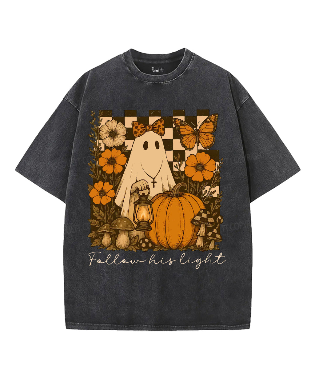 Halloween Jesus Unisex Washed Christian T-shirt Style002 Hoodie, Sweatshirt | CiraTrend.com (Image 3)