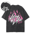New Life Double Sided Unisex Washed Christian T-shirt Hoodie, Sweatshirt | CiraTrend.com (Image 1)