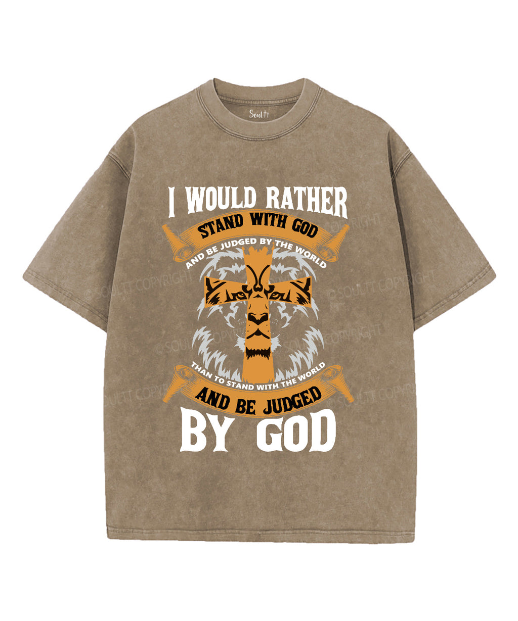 I Would Rather Stand With God Washed Christian T-shirt Style002 Hoodie, Sweatshirt | CiraTrend.com (Image 4)