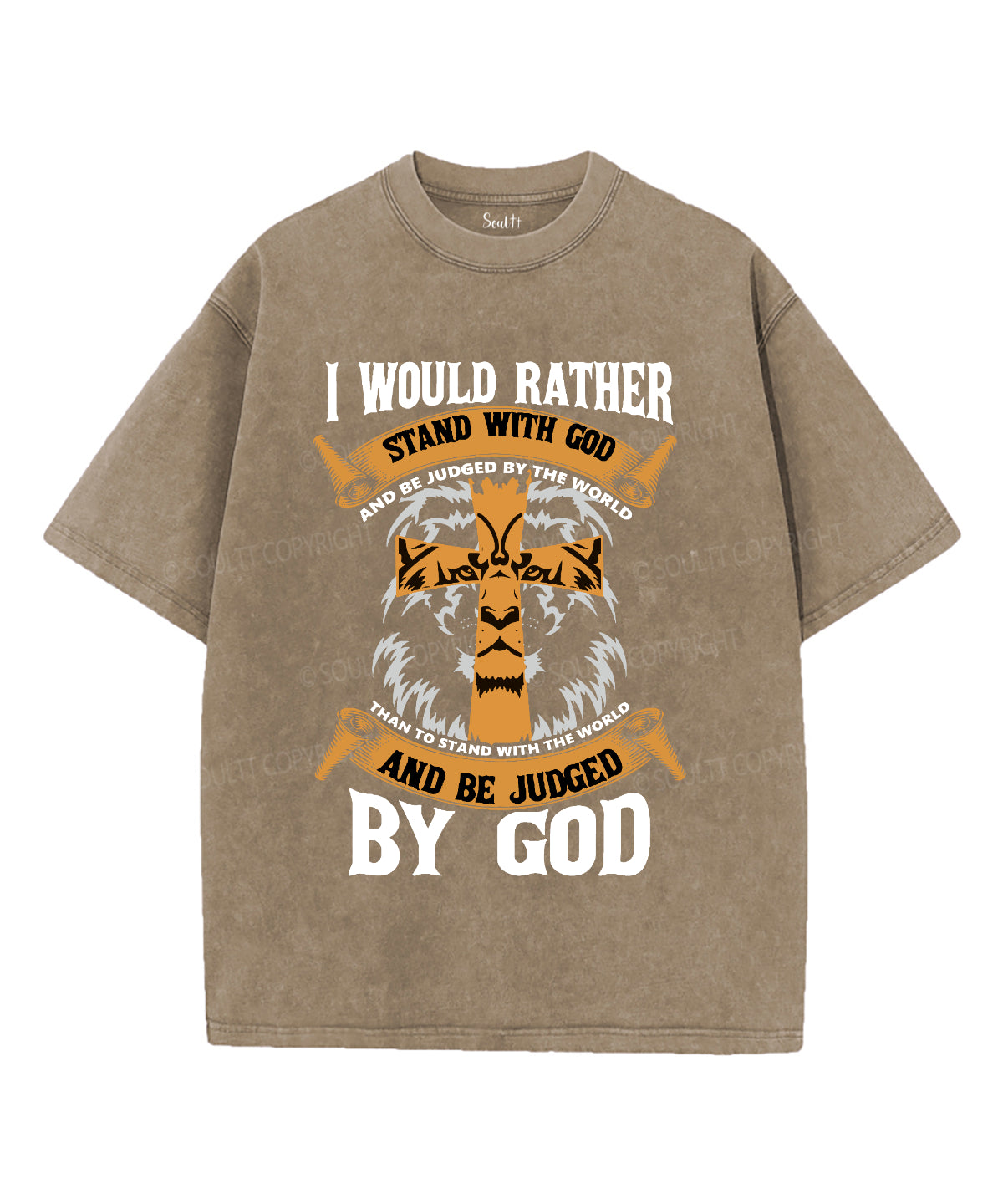 I Would Rather Stand With God Washed Christian T-shirt Style002 Hoodie, Sweatshirt | CiraTrend.com (Image 4)