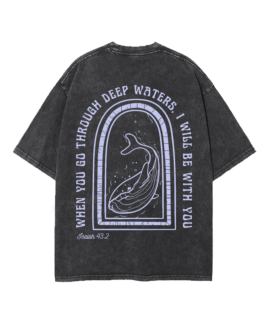 I Will Be With You Double Sided Unisex Washed Christian T-shirt Style004 Hoodie, Sweatshirt | CiraTrend.com (Image 5)
