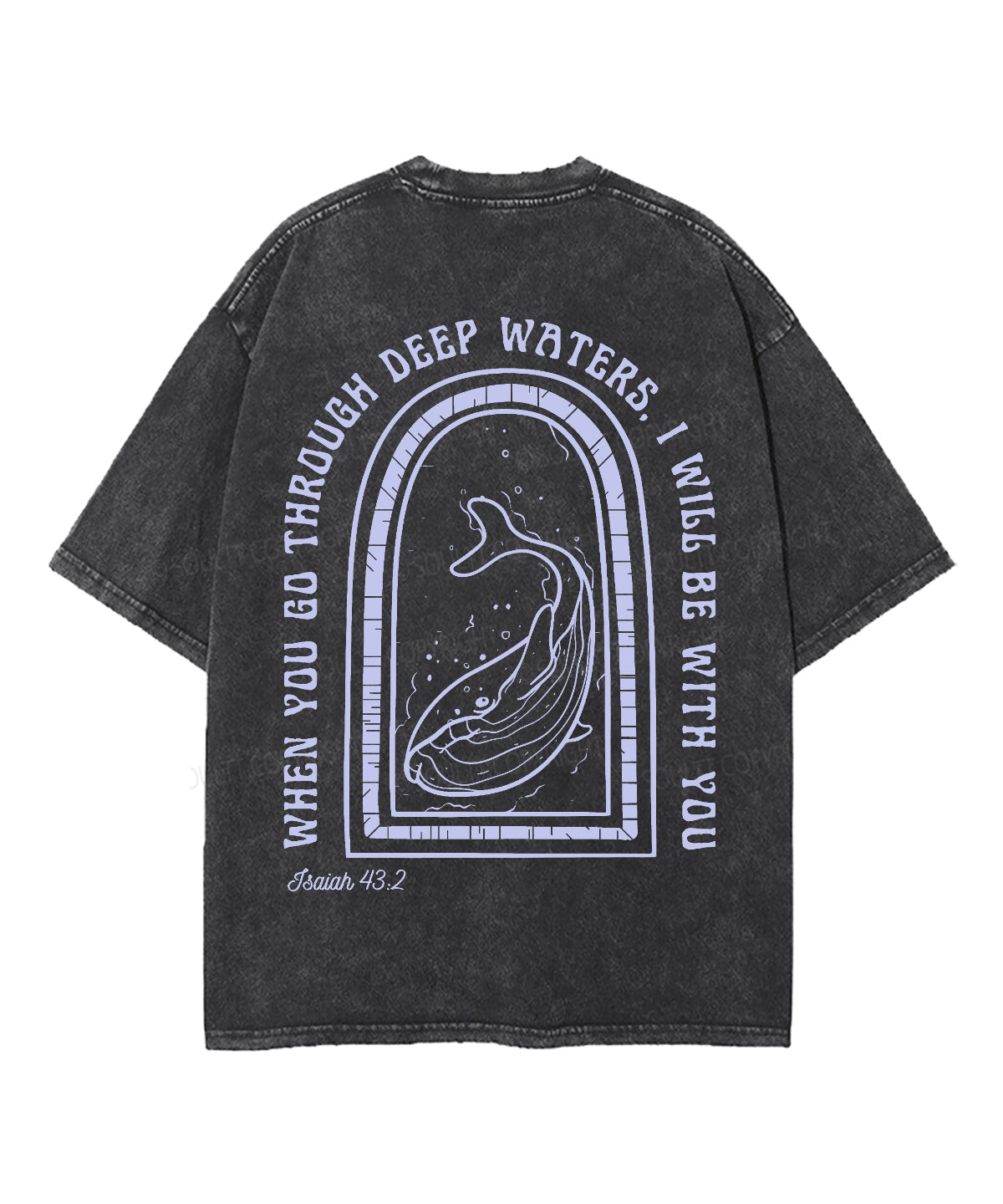 I Will Be With You Double Sided Unisex Washed Christian T-shirt Style004 Hoodie, Sweatshirt | CiraTrend.com (Image 5)