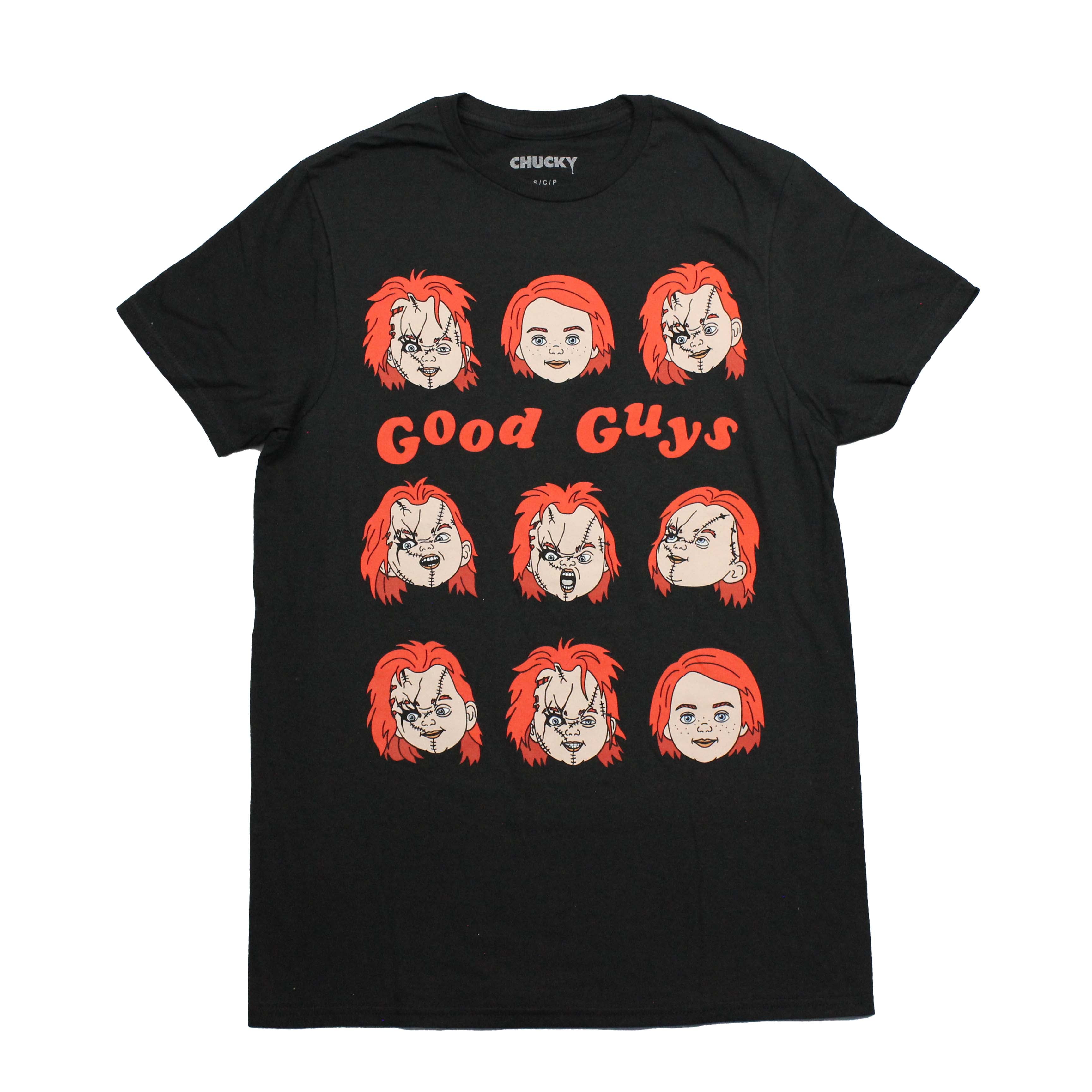 Chucky Child's Play Mens T-Shirt - 9 Heads of Chucky Good Guys Hoodie, Sweatshirt | CiraTrend.com
