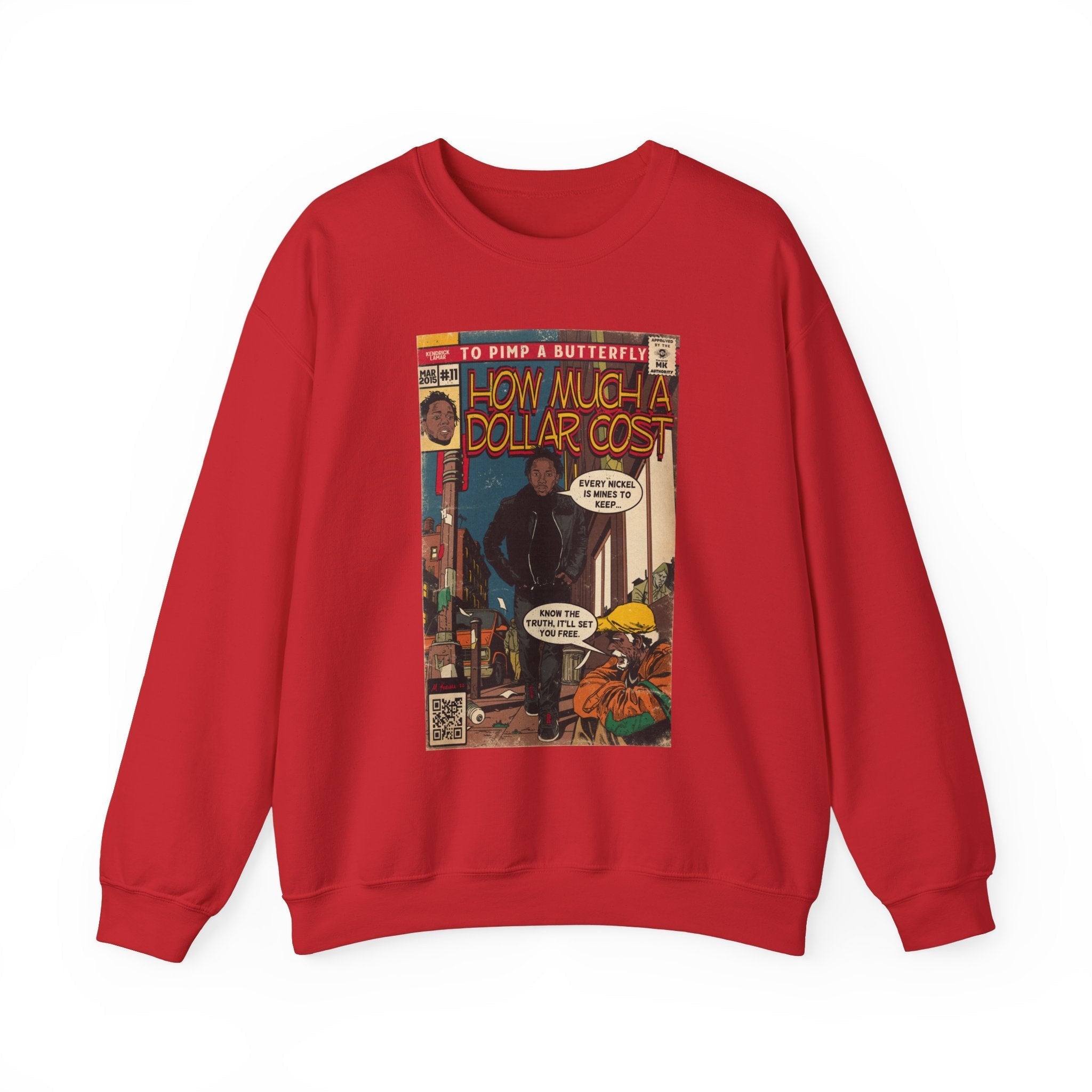 How Much A Dollar Cost- Unisex Heavy BlendÃ¢â€žÂ¢ Crewneck Sweatshirt T-Shirts, Hoodie | CiraTrend.com (Image 3)