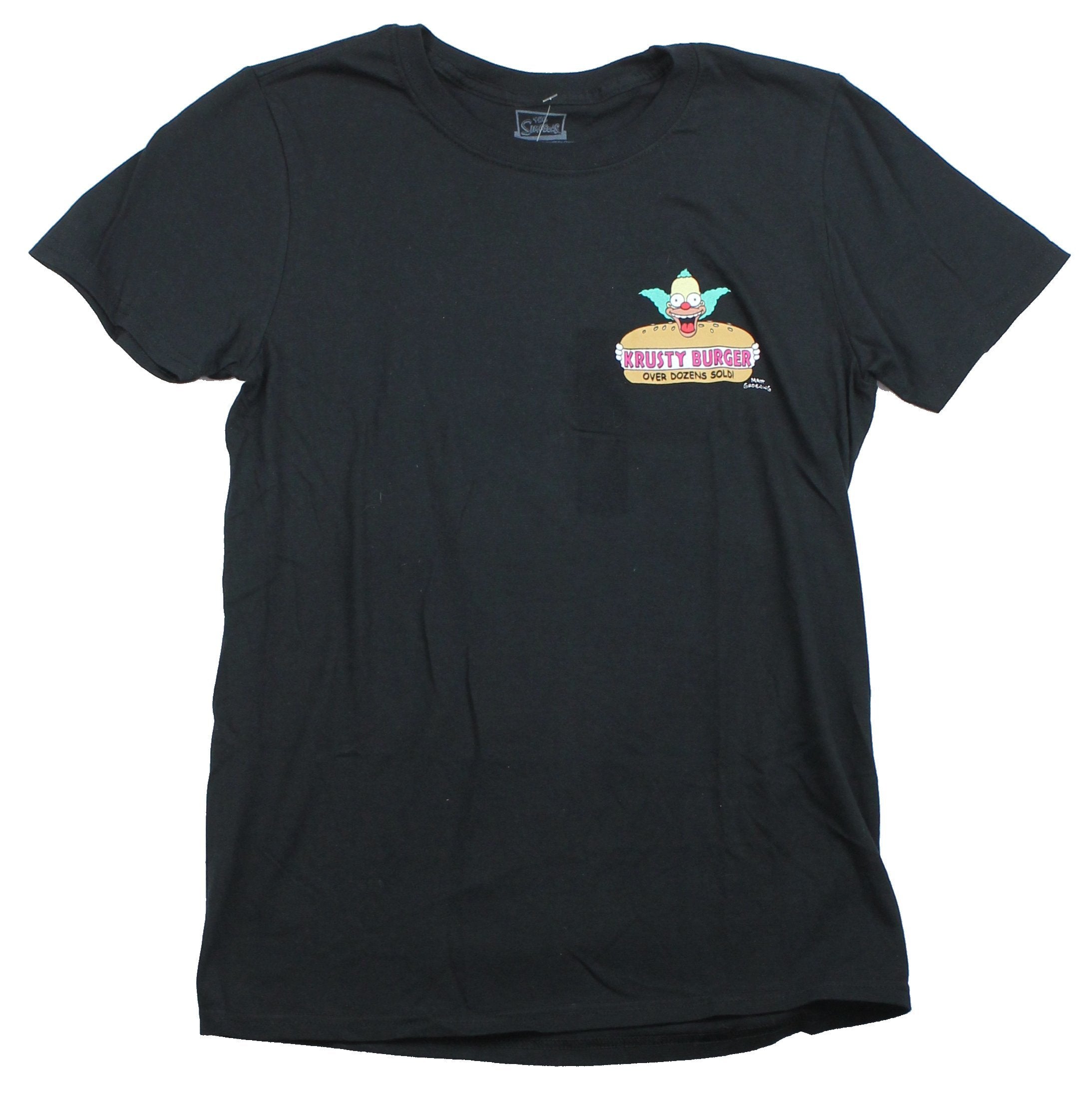 The Simpsons Mens T-Shirt - Kruty Burger Uniform Style Tee Hoodie, Sweatshirt | CiraTrend.com
