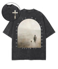 The Lord Is My Shepherd Double Sided Unisex Washed Christian T-shirt Style006 Hoodie, Sweatshirt | CiraTrend.com (Image 1)