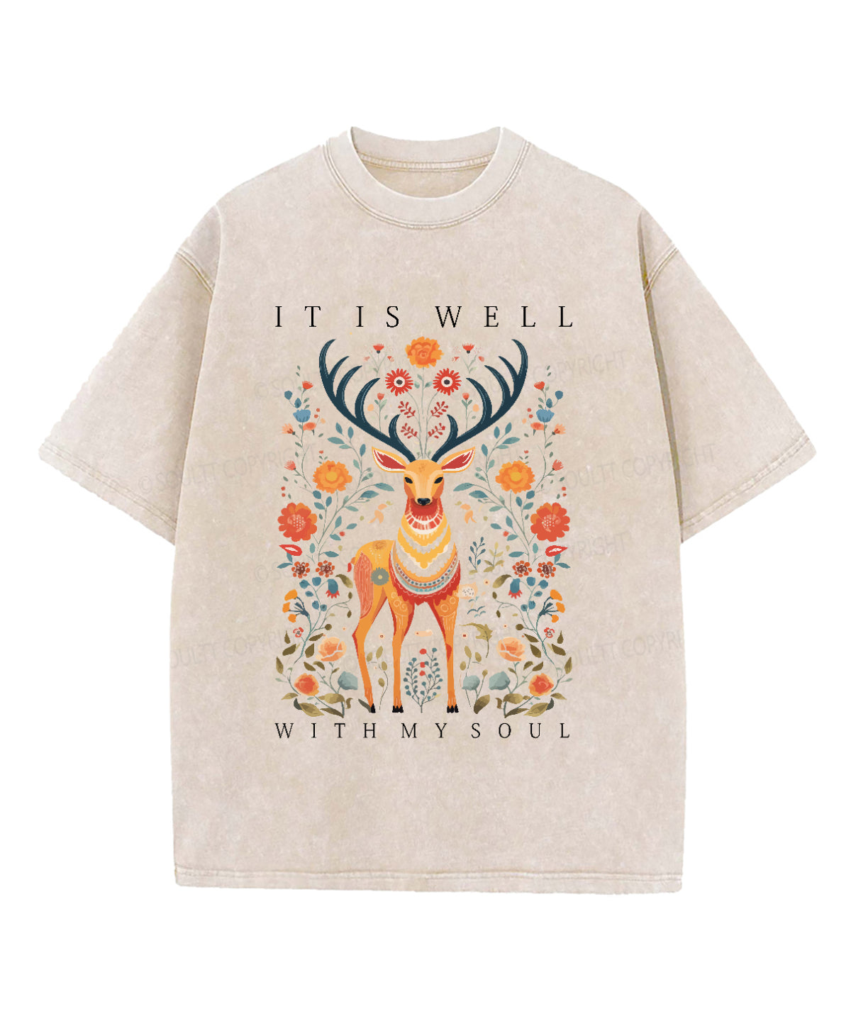 It Is Well With My Soul Washed Christian T-shirt Style020 Hoodie, Sweatshirt | CiraTrend.com (Image 4)