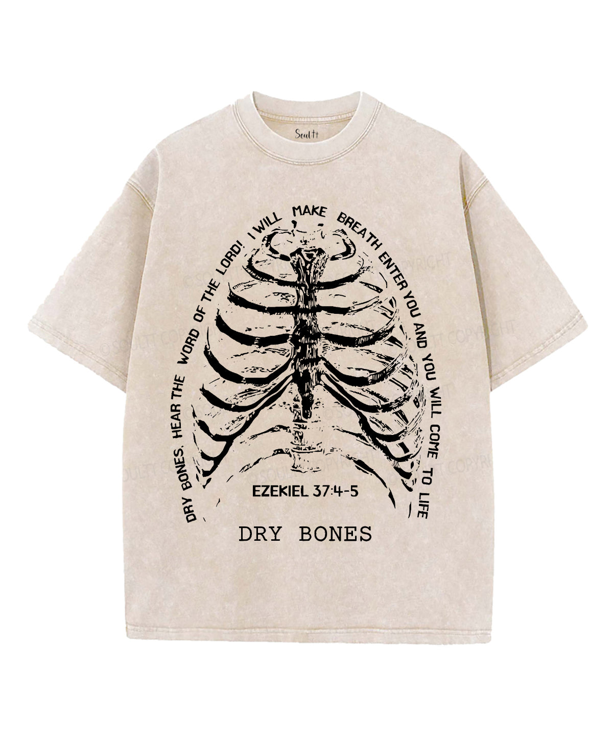 Dry Bones Unisex Washed Christian T-shirt Style001 Hoodie, Sweatshirt | CiraTrend.com (Image 4)