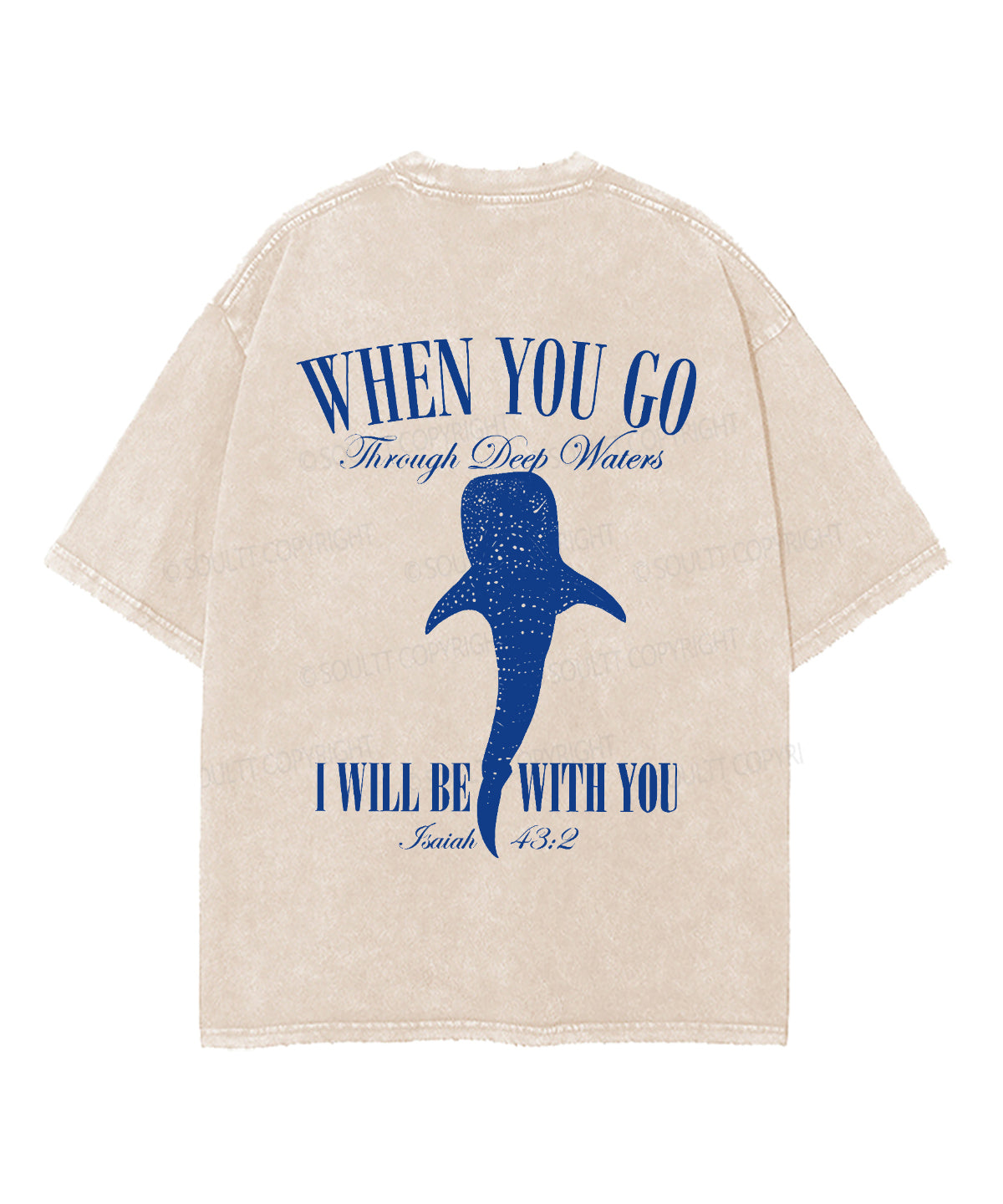I Will Be With You Double Sided Unisex Washed Christian T-shirt Style034 Hoodie, Sweatshirt | CiraTrend.com (Image 4)