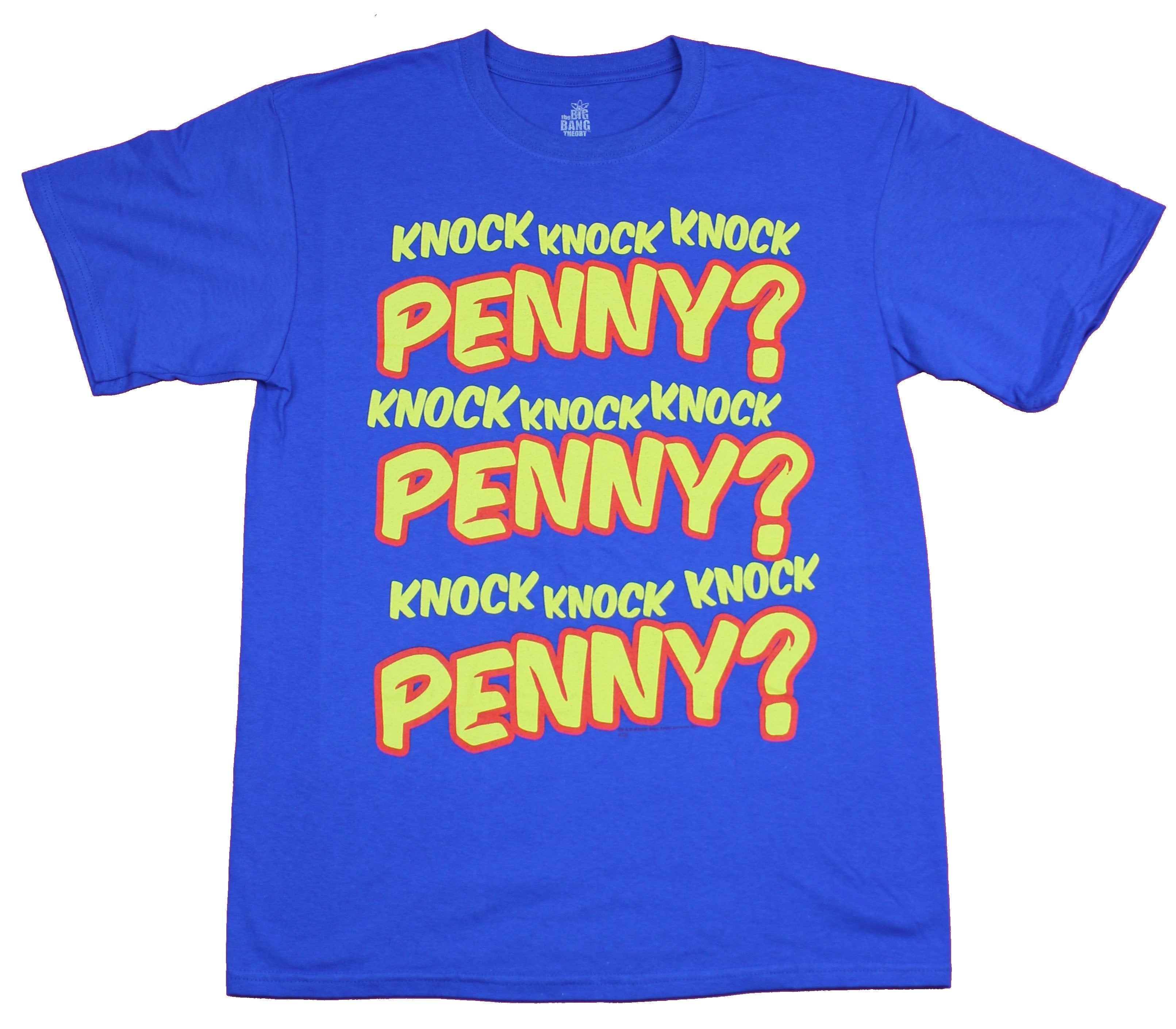 Big Bang Theory Knock Knock Penny Word Image T-Shirts, Hoodie, Sweatshirt