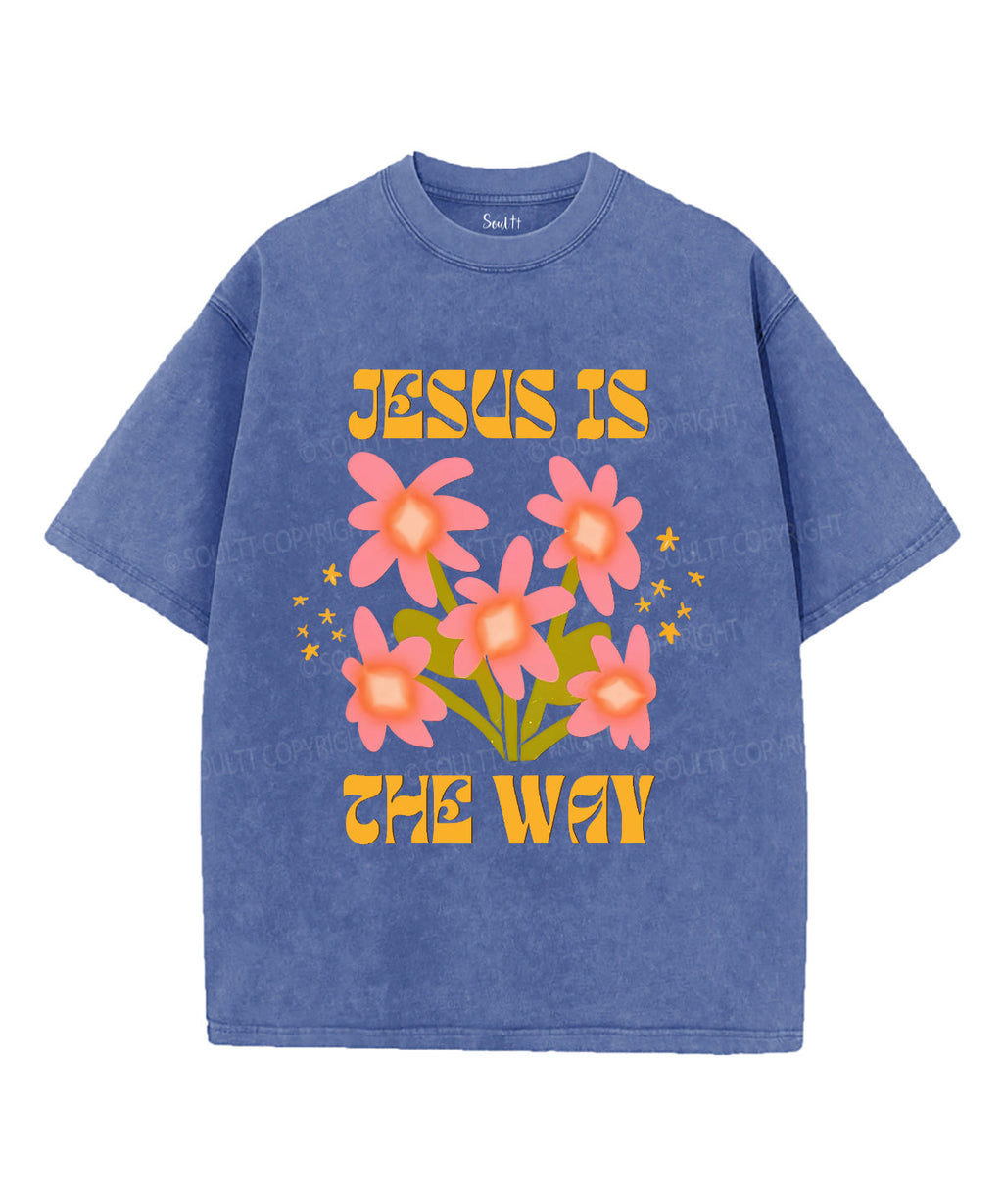 Jesus Is Way Washed Christian Style001 T-Shirts, Hoodie, Sweatshirt