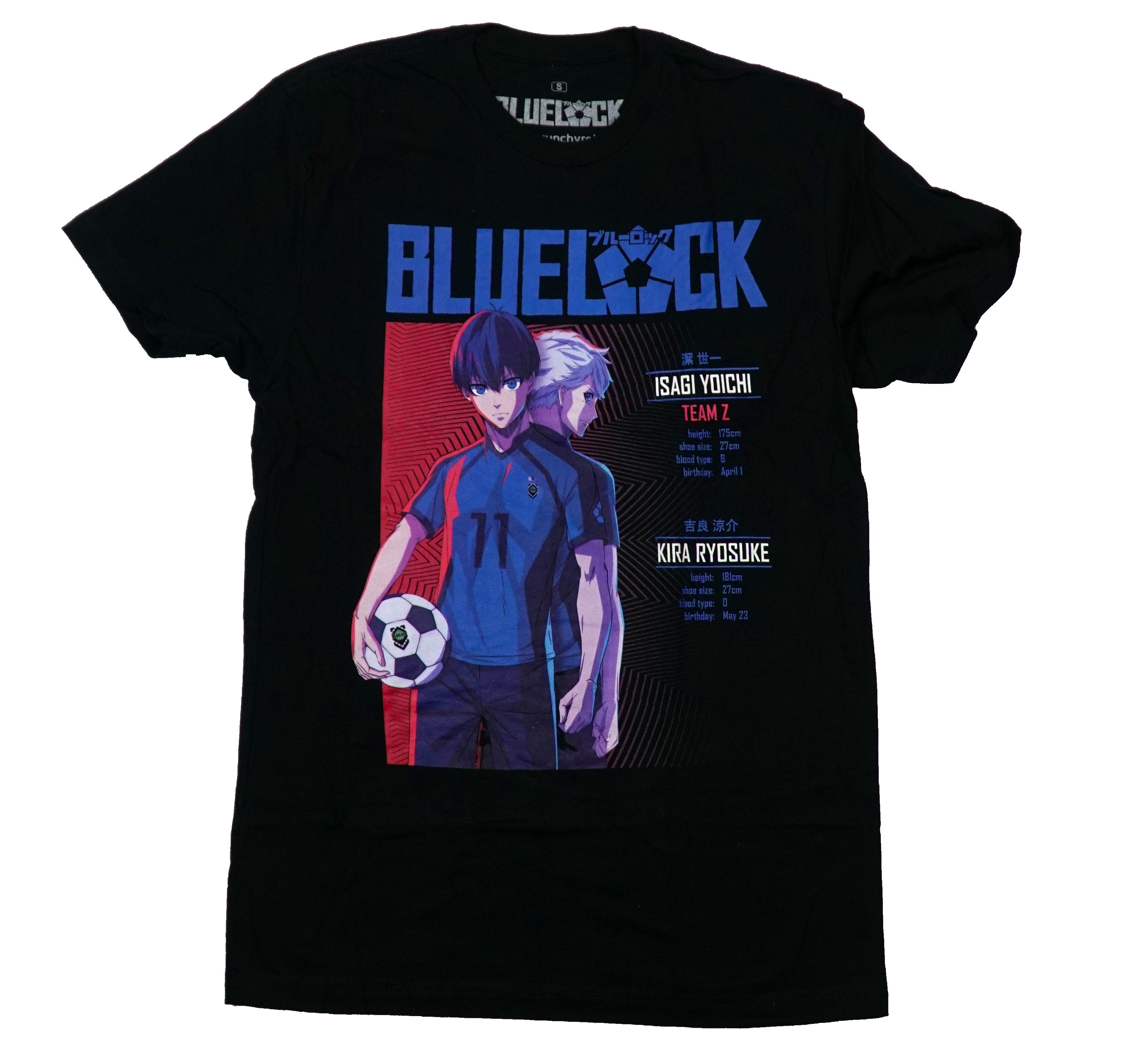 Blue Lock Mens T-Shirt -Soccer Duo Isagi Yoichi & Kira Ryosuke Hoodie, Sweatshirt | CiraTrend.com