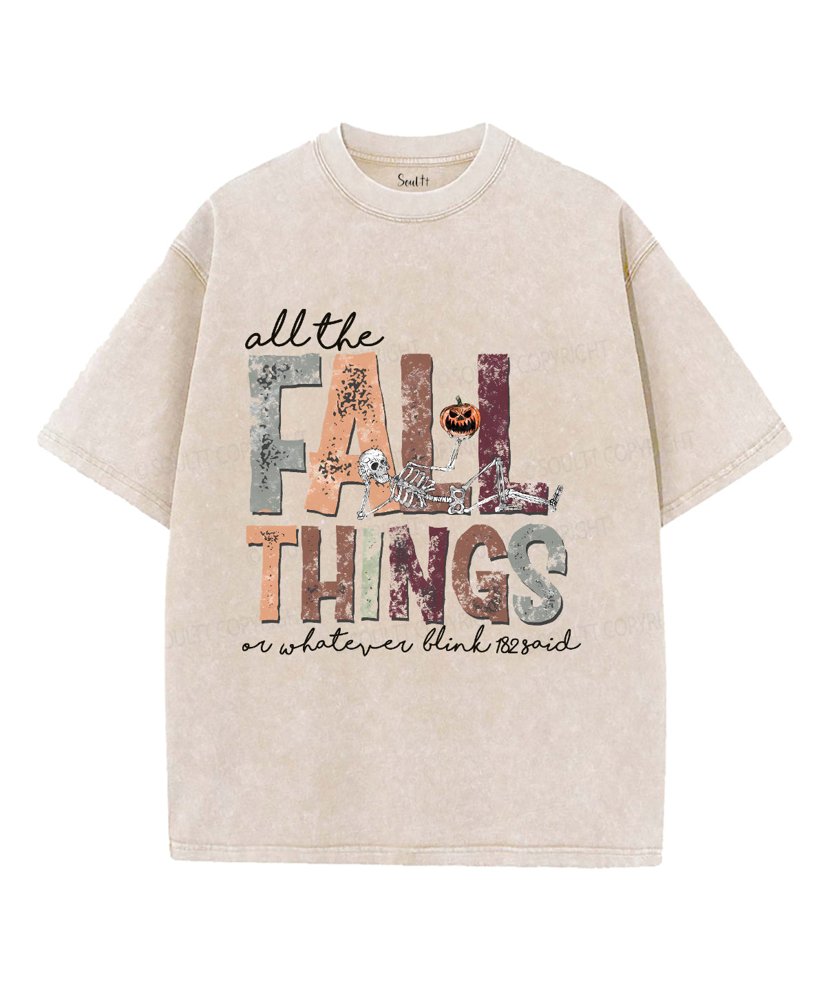 All the Fall Things Unisex Washed Christian T-shirt Hoodie, Sweatshirt | CiraTrend.com (Image 1)