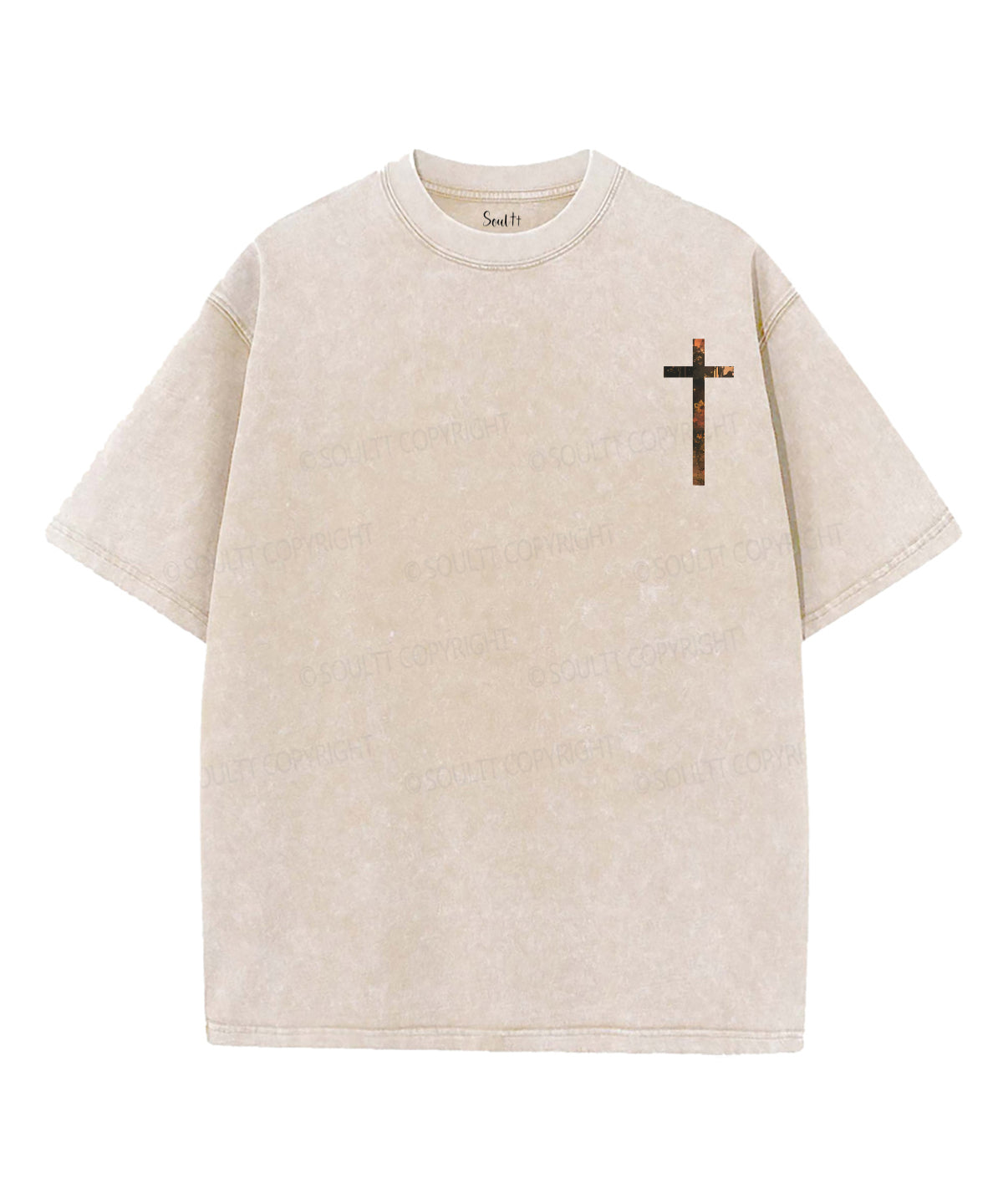 Ain't No Ghost Like The Holy Ghost Double Sided Unisex Washed Christian T-shirt Style001 Hoodie, Sweatshirt (Image 3)