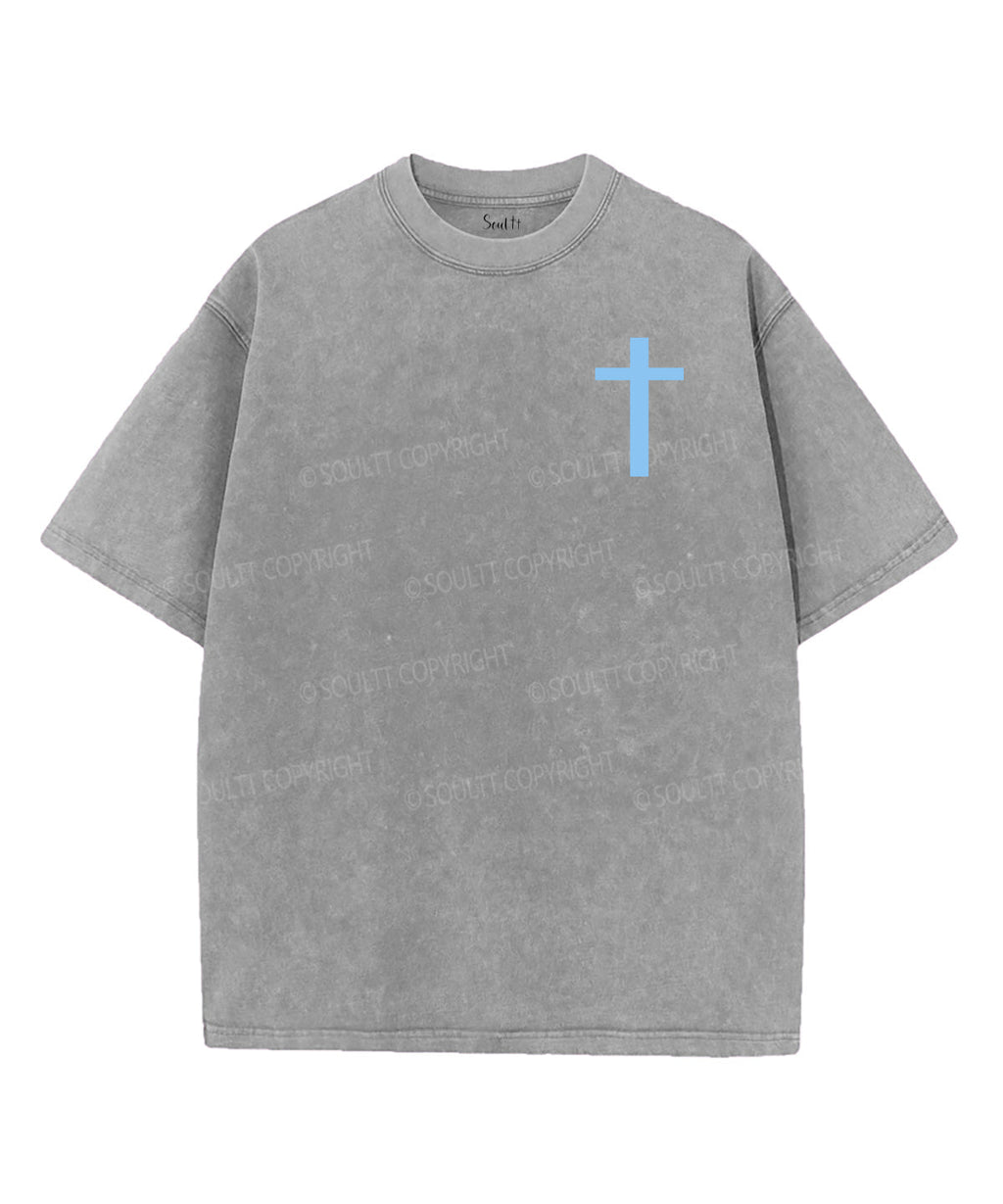 Even the Winds and the Sea Obey Him Double Sided Unisex Washed Christian T-shirt Hoodie, Sweatshirt | CiraTrend.com (Image 4)
