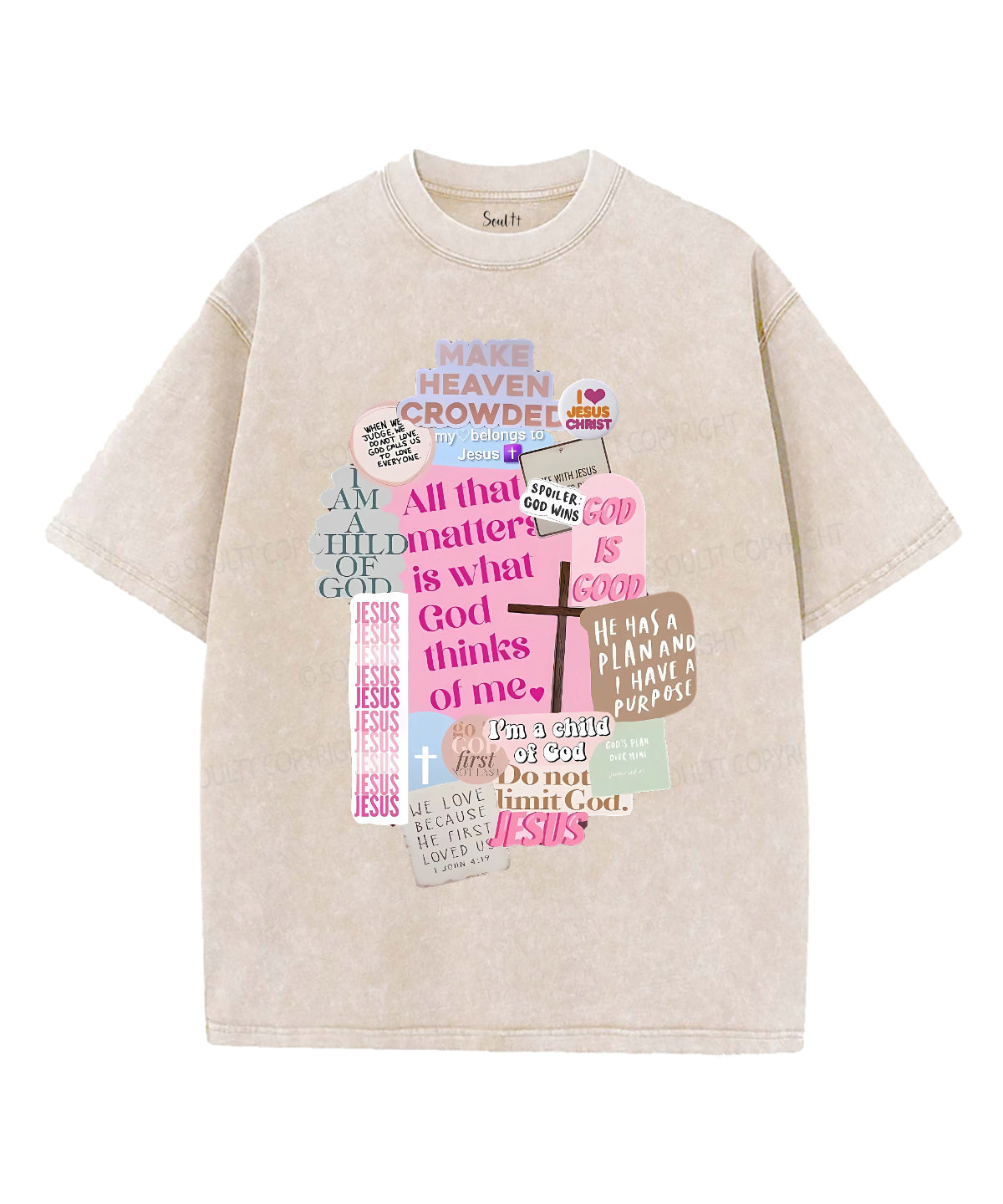 Jesus Jigsaw Puzzle Washed Christian T-Shirts, Hoodie, Sweatshirt