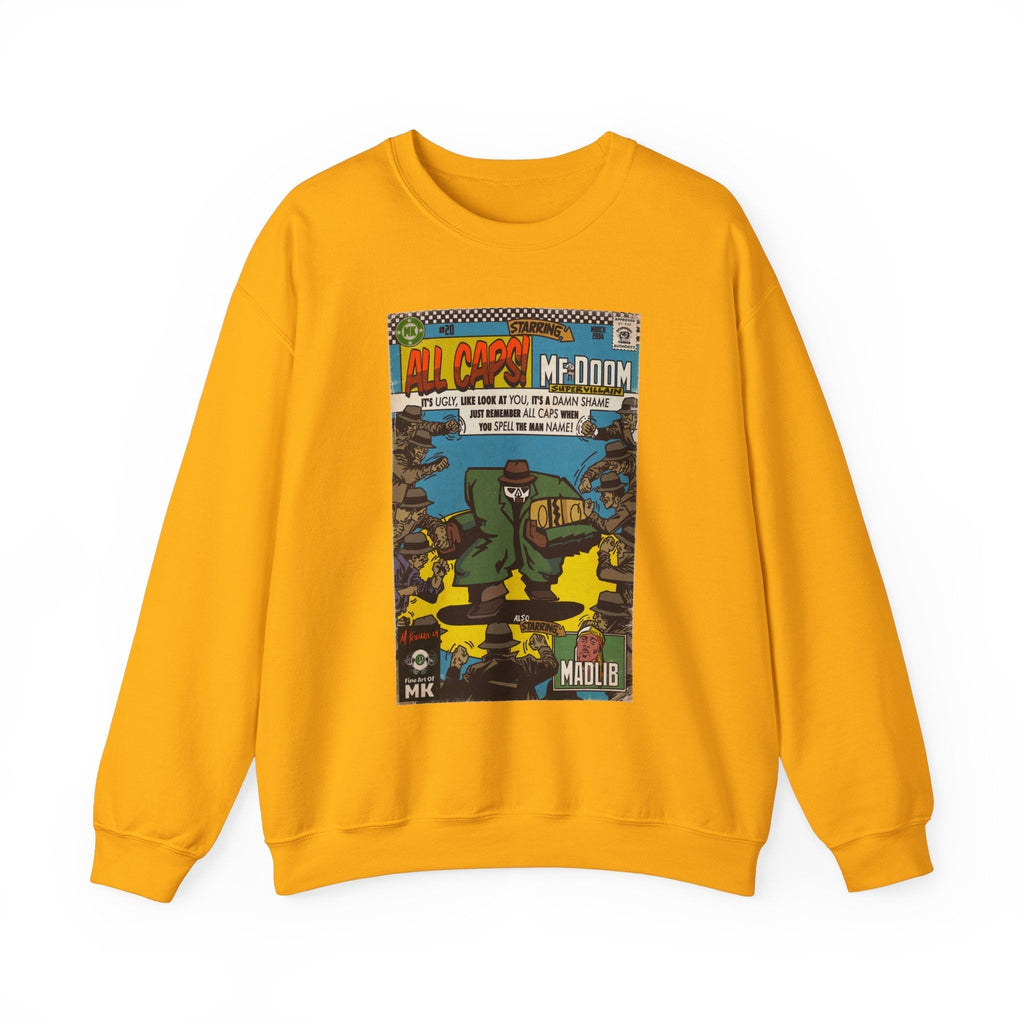 All Caps - Unisex Heavy BlendÃ¢â€žÂ¢ Crewneck Sweatshirt T-Shirts, Hoodie | CiraTrend.com (Image 5)