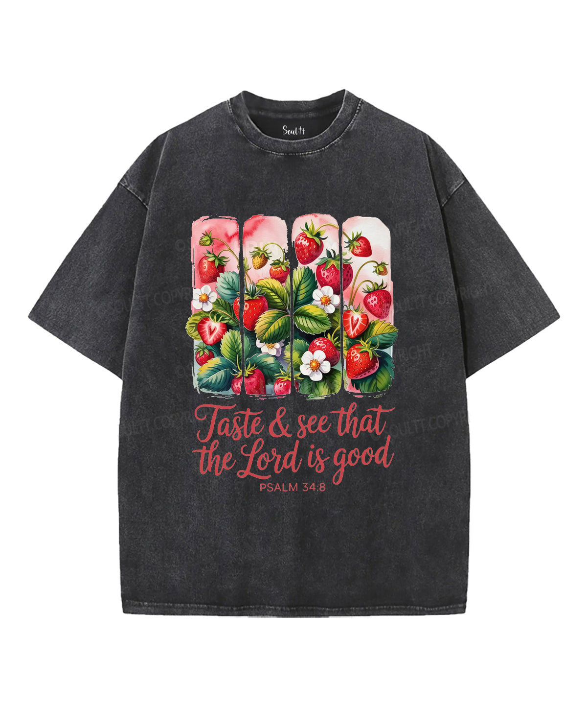 The Lord Is Good Unisex Washed Christian T-shirt Hoodie, Sweatshirt | CiraTrend.com (Image 2)