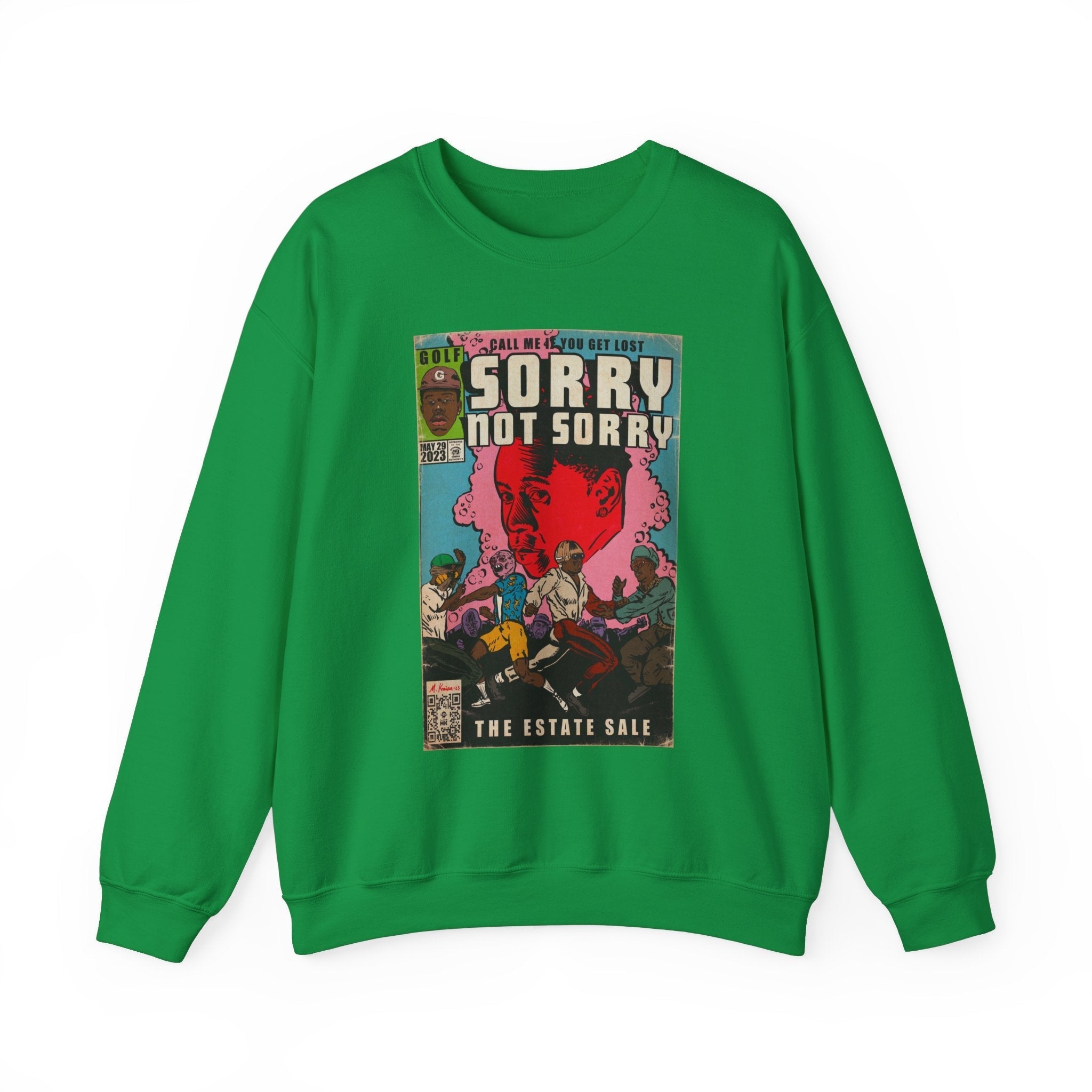 Tyler - Sorry Not Sorry - Unisex Heavy BlendÃ¢â€žÂ¢ Crewneck Sweatshirt T-Shirts, Hoodie | CiraTrend.com (Image 5)