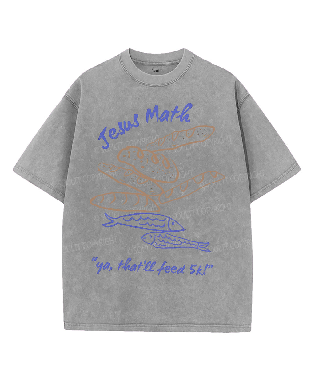Fish And Loaves Unisex Washed Christian T-shirt Style001 Hoodie, Sweatshirt | CiraTrend.com (Image 3)