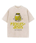Salty And Saved Unisex Washed Christian T-shirt Hoodie, Sweatshirt | CiraTrend.com (Image 1)