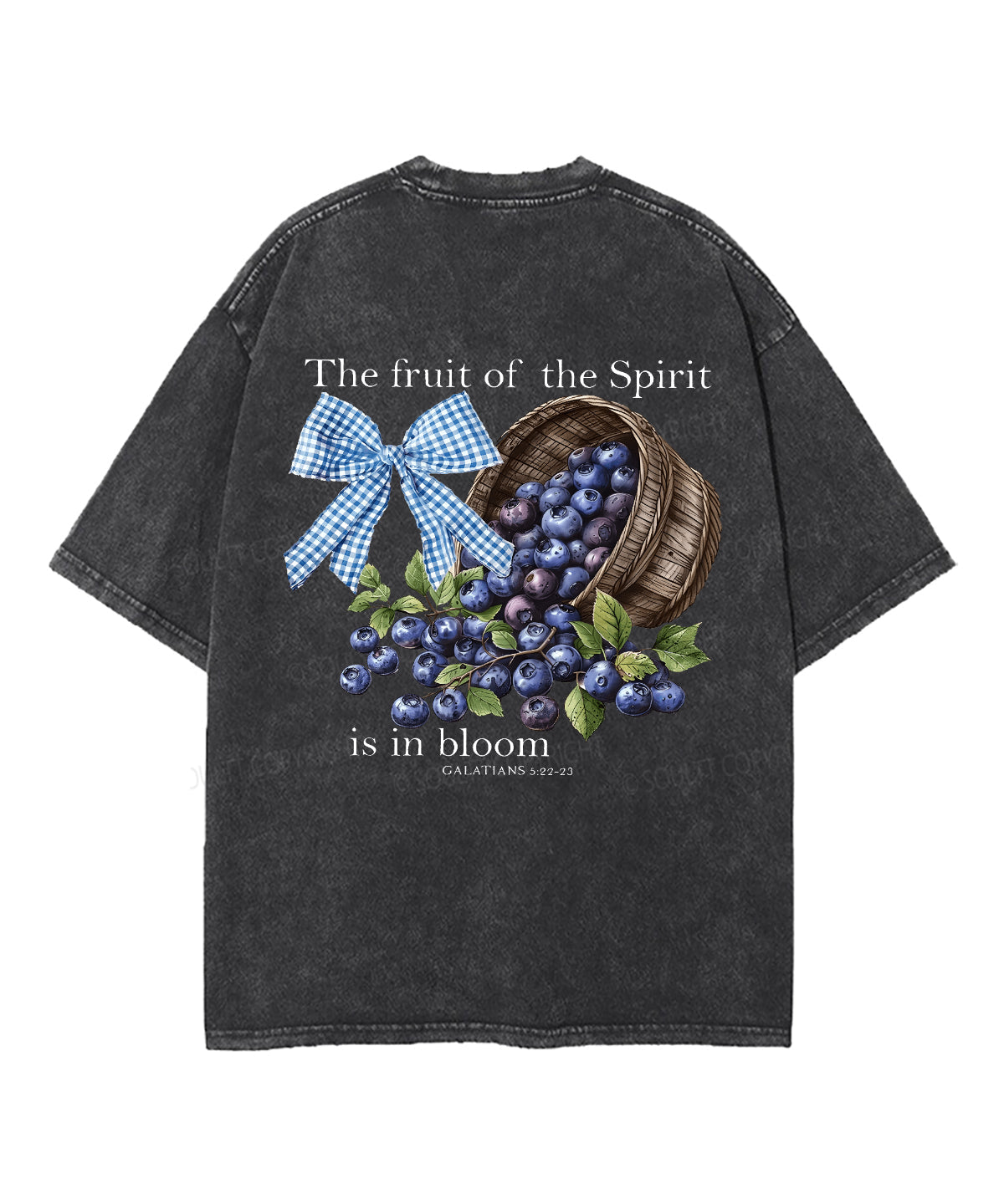 Fruit Spirit Double Sided Washed Christian T-Shirts, Hoodie, Sweatshirt