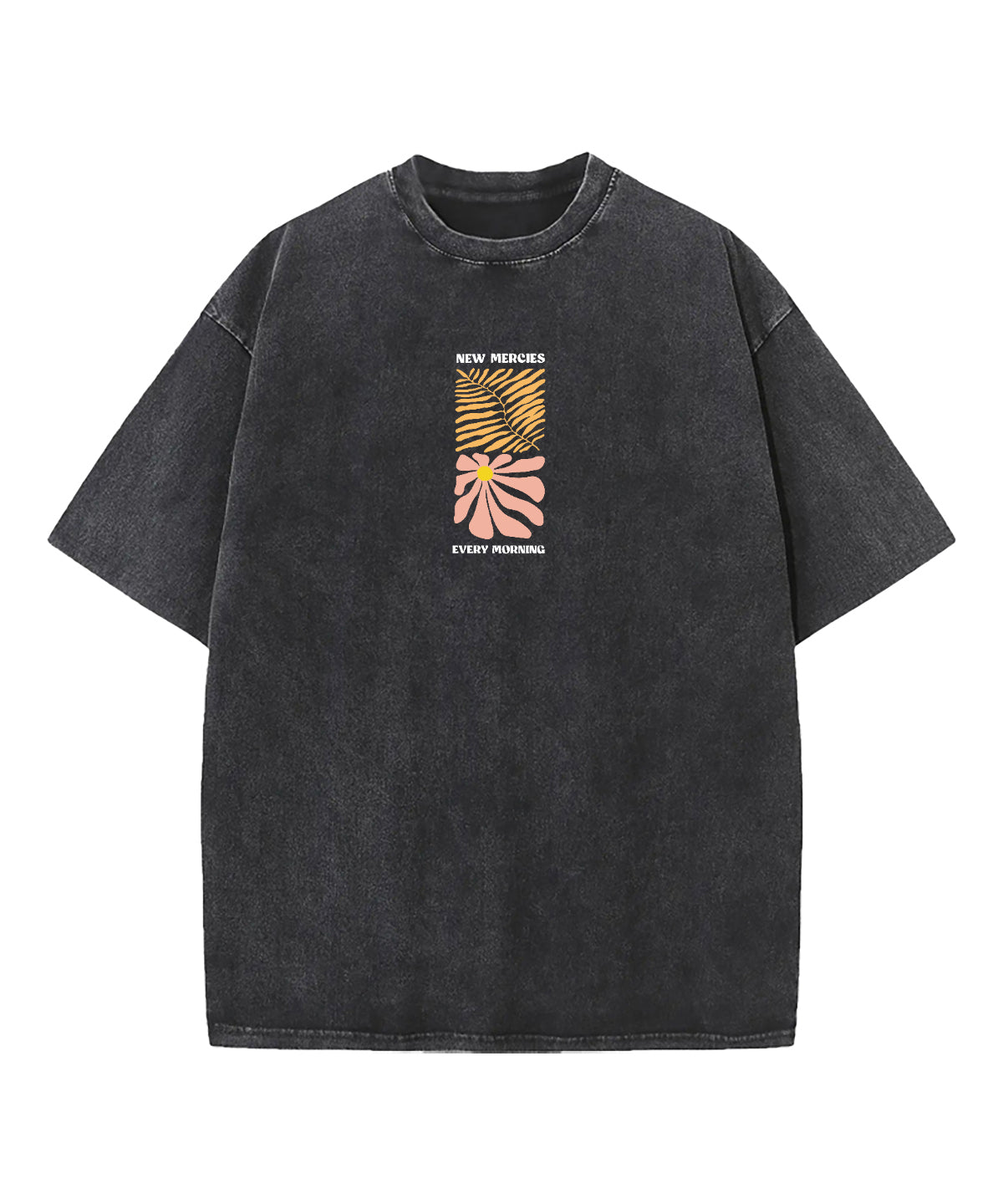 New Mercies Every Morning Double Sided Washed Christian T-shirt Hoodie, Sweatshirt | CiraTrend.com (Image 2)
