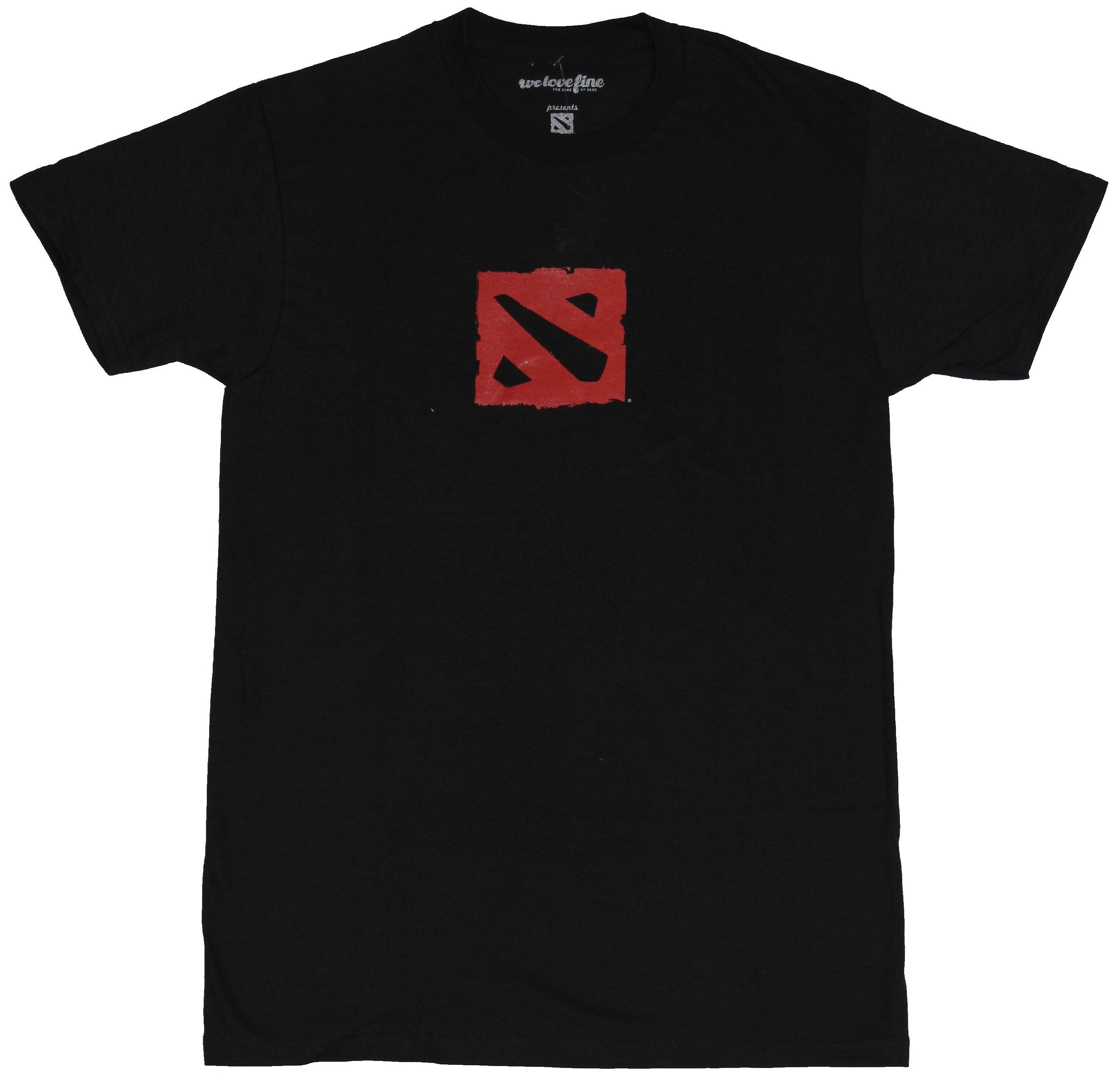 DOTA 2 Mens T-Shirt - Classic Red Square logo Image Hoodie, Sweatshirt | CiraTrend.com