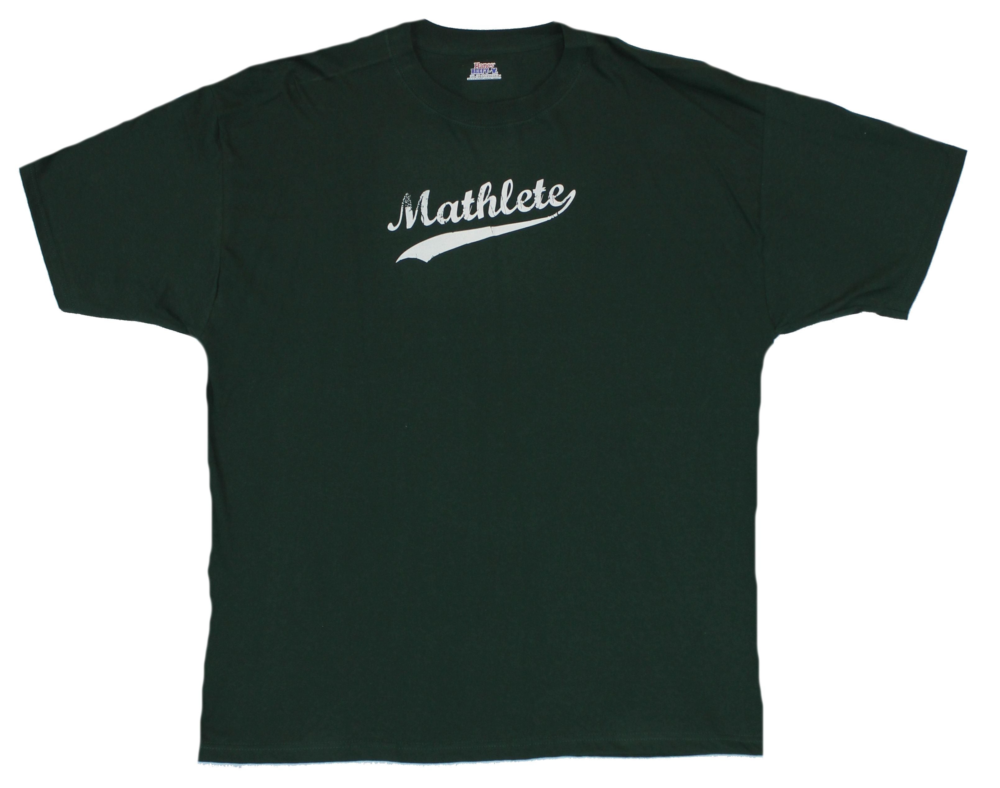 Mathlete Mens T-Shirt  - Script Style Logo Image Hoodie, Sweatshirt | CiraTrend.com