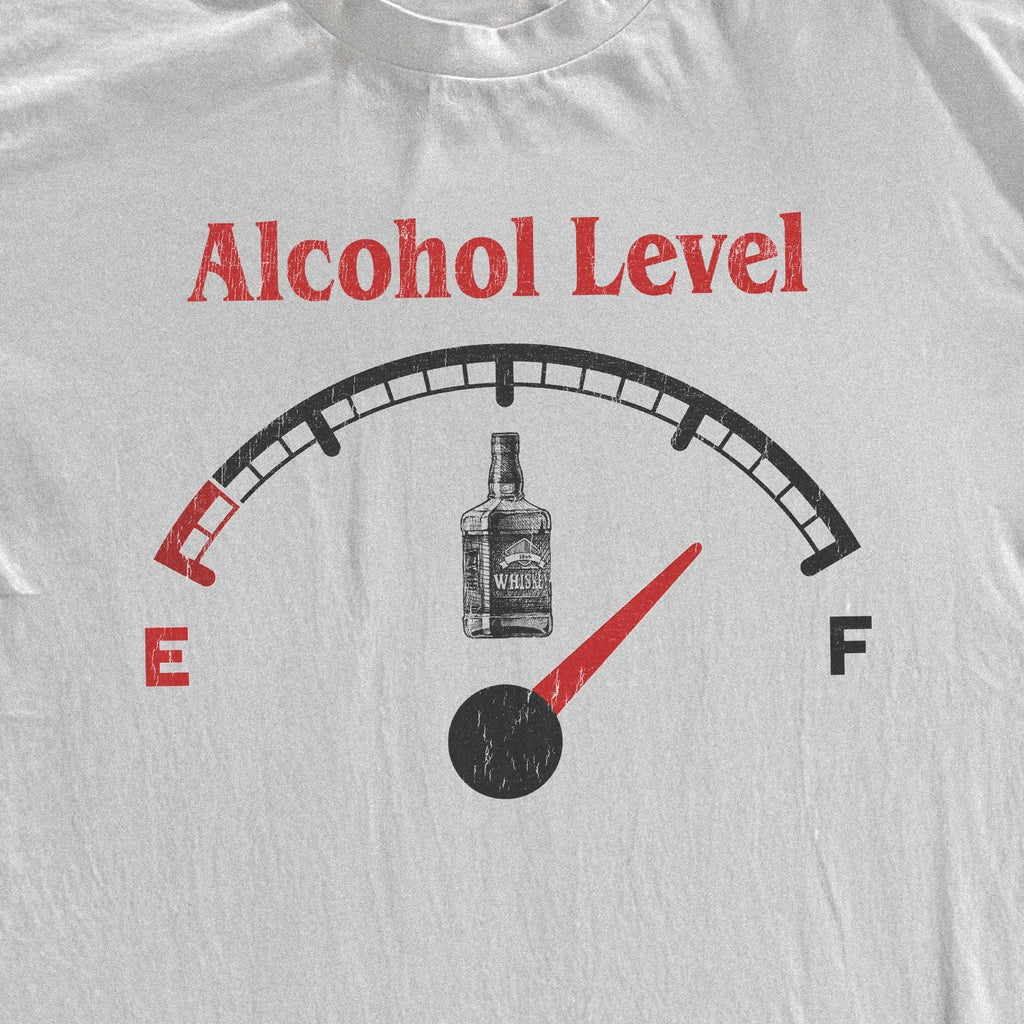 ALCOHOL LEVEL WHITE HEAVYWEIGHT T-SHIRT Hoodie, Sweatshirt | CiraTrend.com (Image 2)