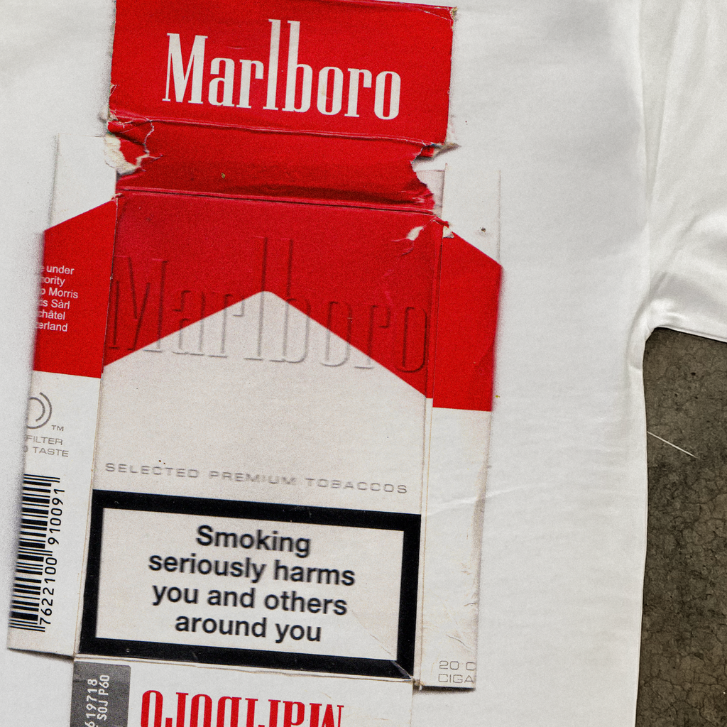 'SMOKING HARMS' WHITE HEAVYWEIGHT T-SHIRT Hoodie, Sweatshirt | CiraTrend.com (Image 3)