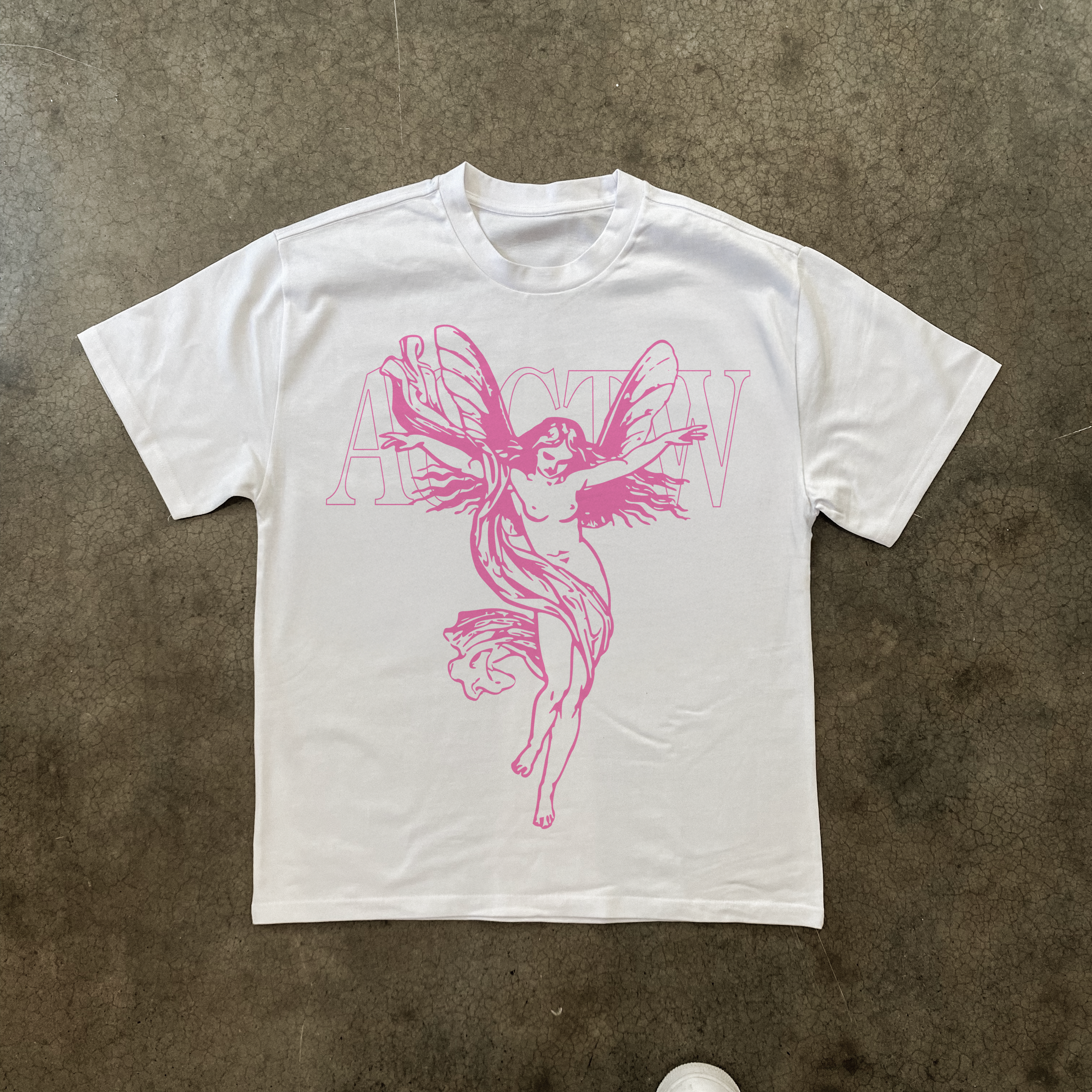 ANGEL 'FLOAT' HEAVYWEIGHT WHITE T-SHIRT Hoodie, Sweatshirt | CiraTrend.com
