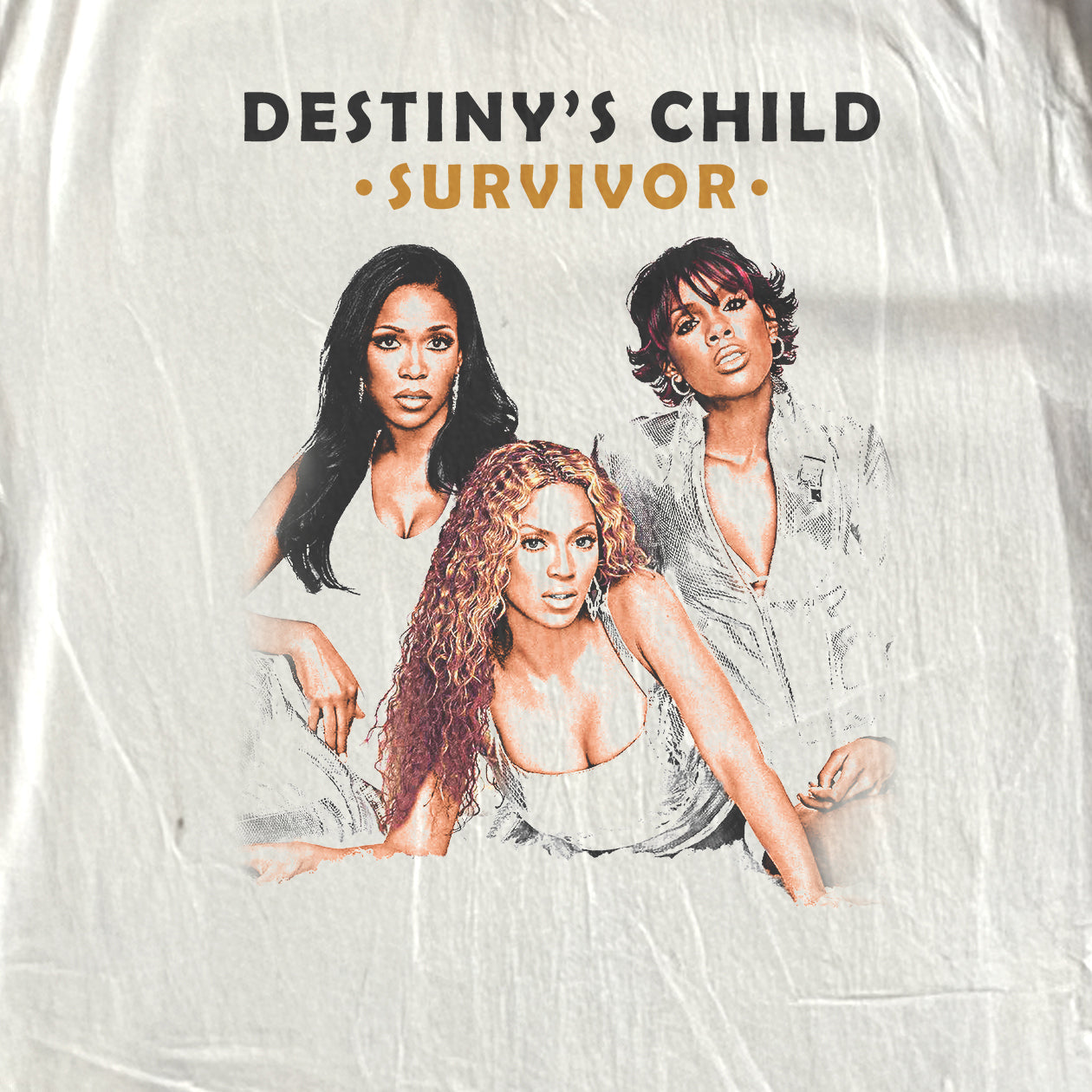 DESTINY'S CHILD HEAVYWEIGHT WHITE T-SHIRT Hoodie, Sweatshirt | CiraTrend.com (Image 2)