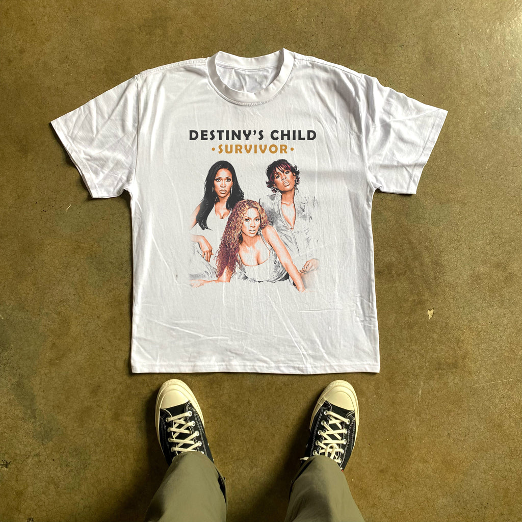 DESTINY'S CHILD HEAVYWEIGHT WHITE T-SHIRT Hoodie, Sweatshirt | CiraTrend.com (Image 1)