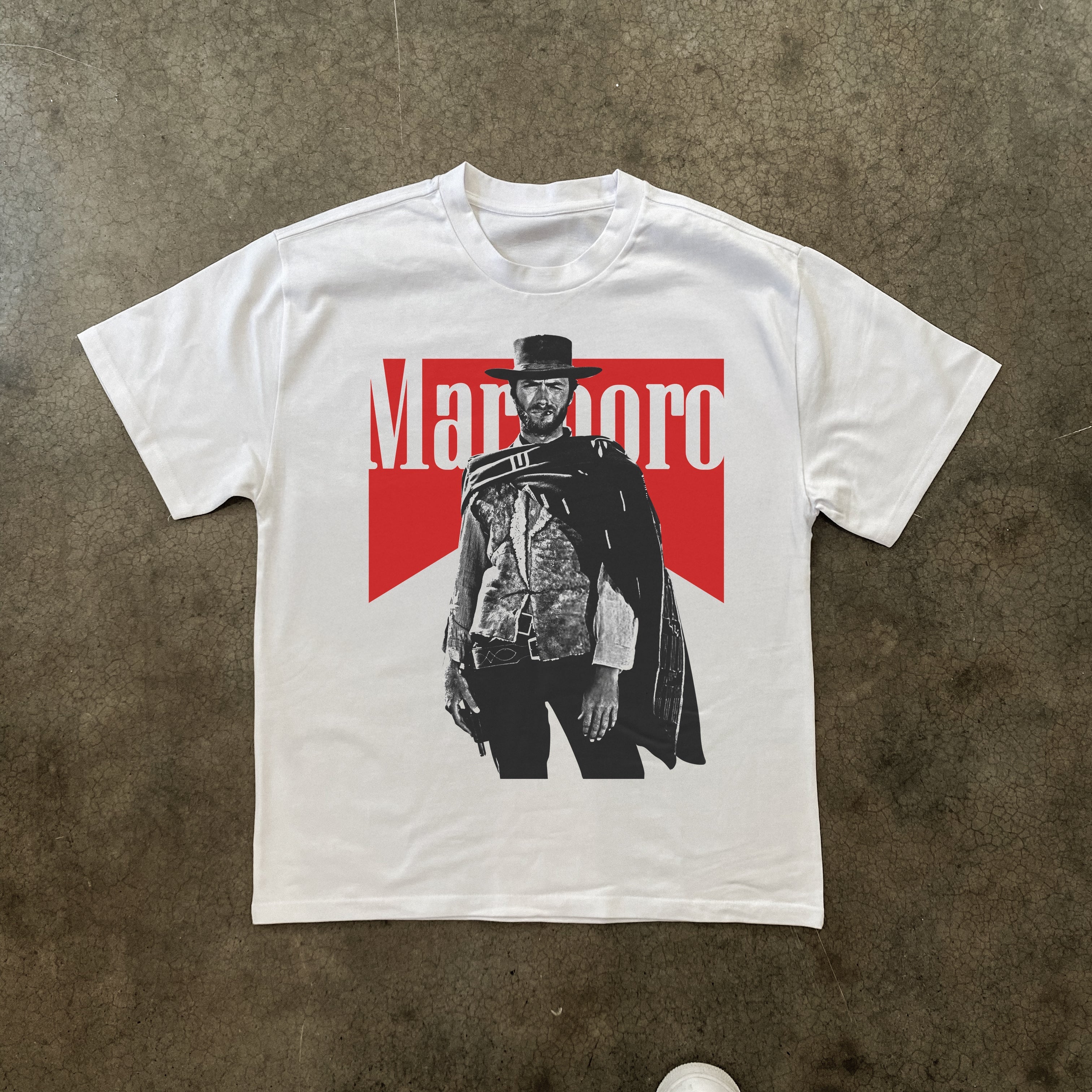 GOOD BAD UGLY X MALBORO WHITE HEAVYWEIGHT T-SHIRT Hoodie, Sweatshirt | CiraTrend.com (Image 1)
