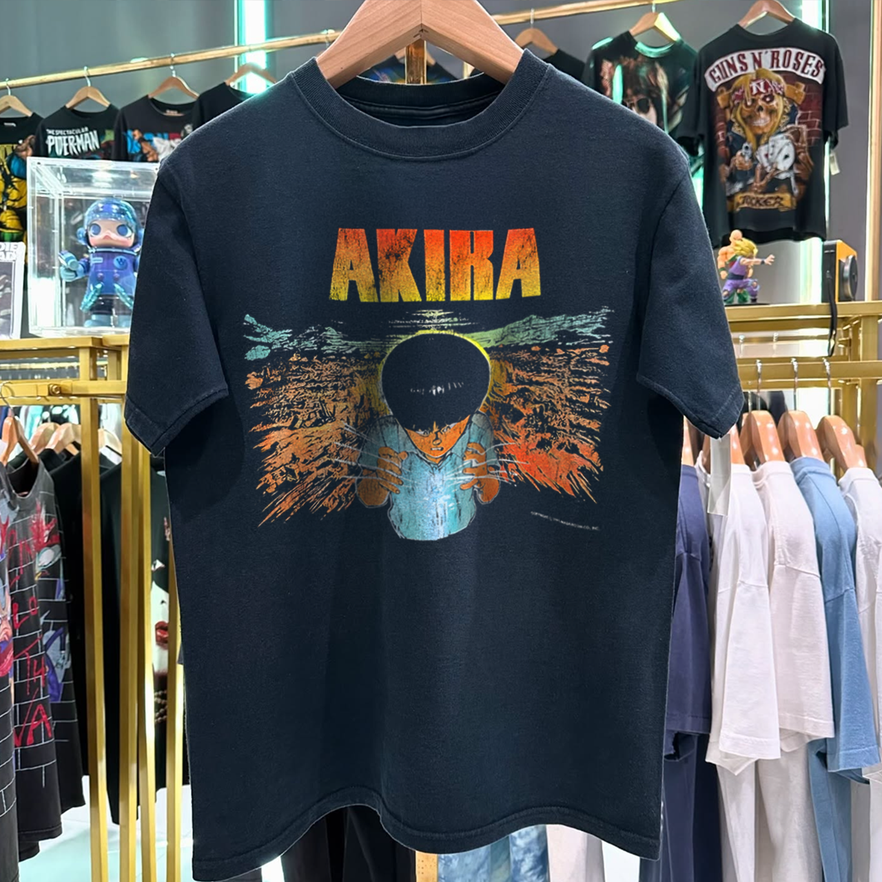 1991 AKIRA 'STEDMAN' RARE WASHED BLACK T-SHIRT
