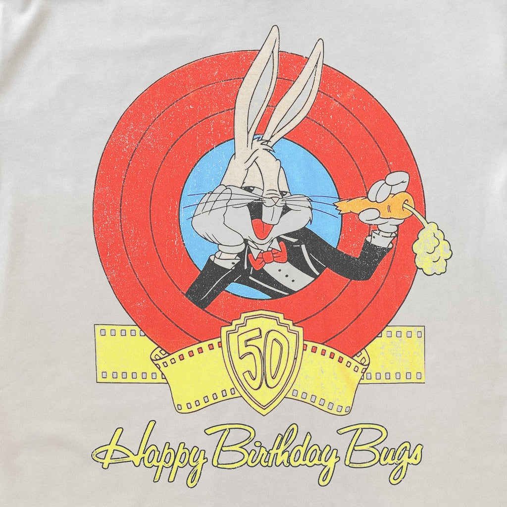 BUGS BUNNY 50TH ANNIVERSARY HEAVYWEIGHT WHITE T-SHIRT Hoodie, Sweatshirt | CiraTrend.com (Image 2)