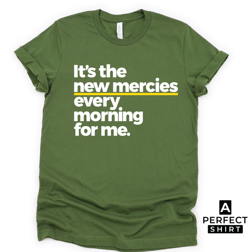 New Morning New Mercies Unisex T-Shirt Hoodie, Sweatshirt | CiraTrend.com (Image 4)